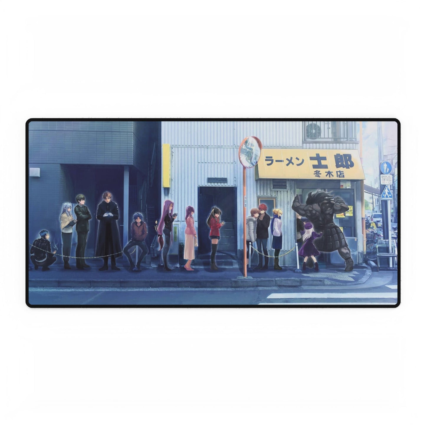 Rin Tohsaka, Gilgamesh, Rider, Shirou Emiya, Sakura Matou, Kirei Kotomine, Saber and Taiga Fujimura Mouse Pad