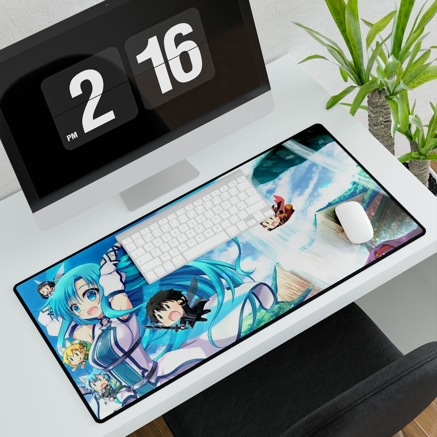 Sword Art Online Kazuto Kirigaya, Asuna Yuuki, Suguha Kirigaya, Yui, Ryoutarou Tsuboi Mouse Pad