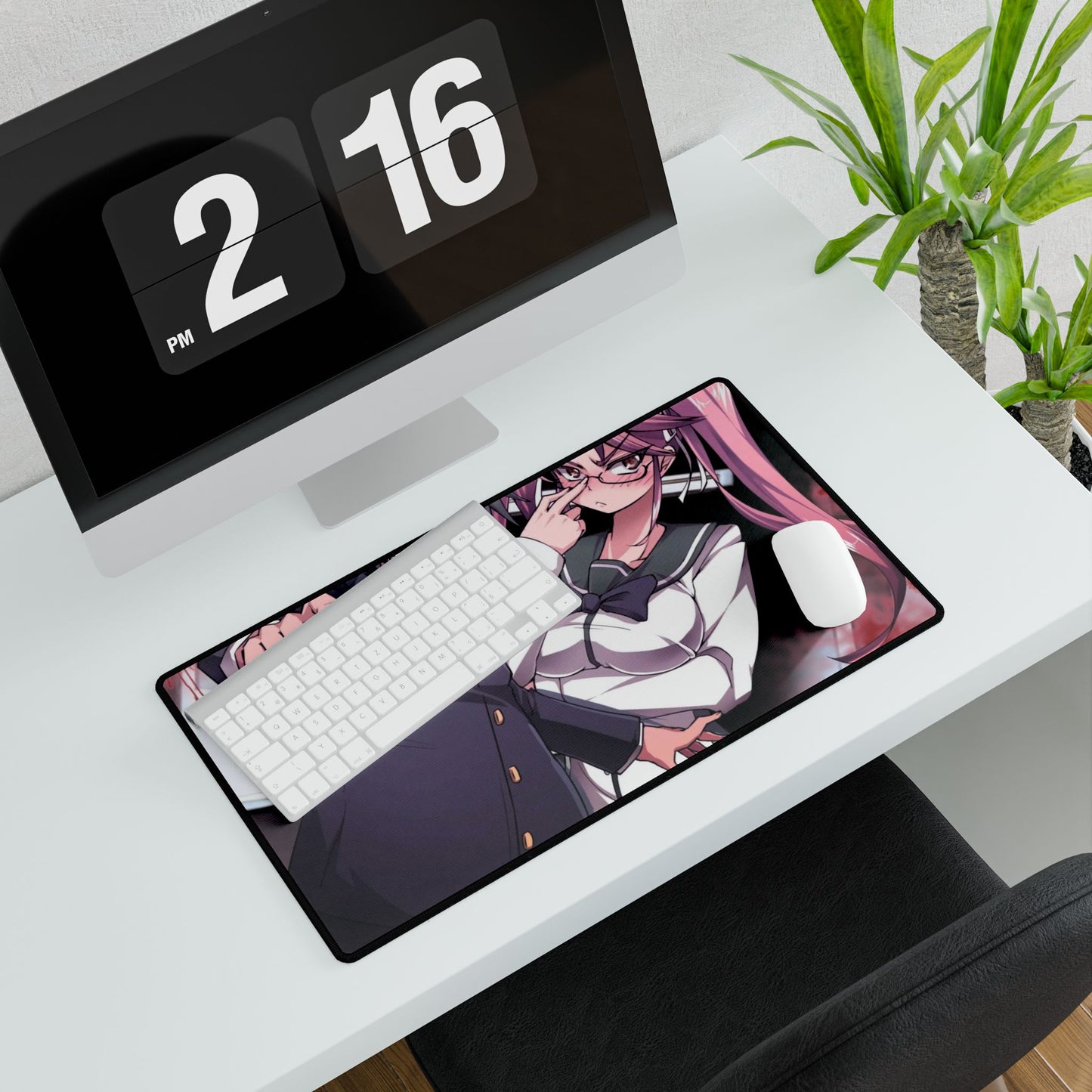 Saya and Kota Mouse Pad