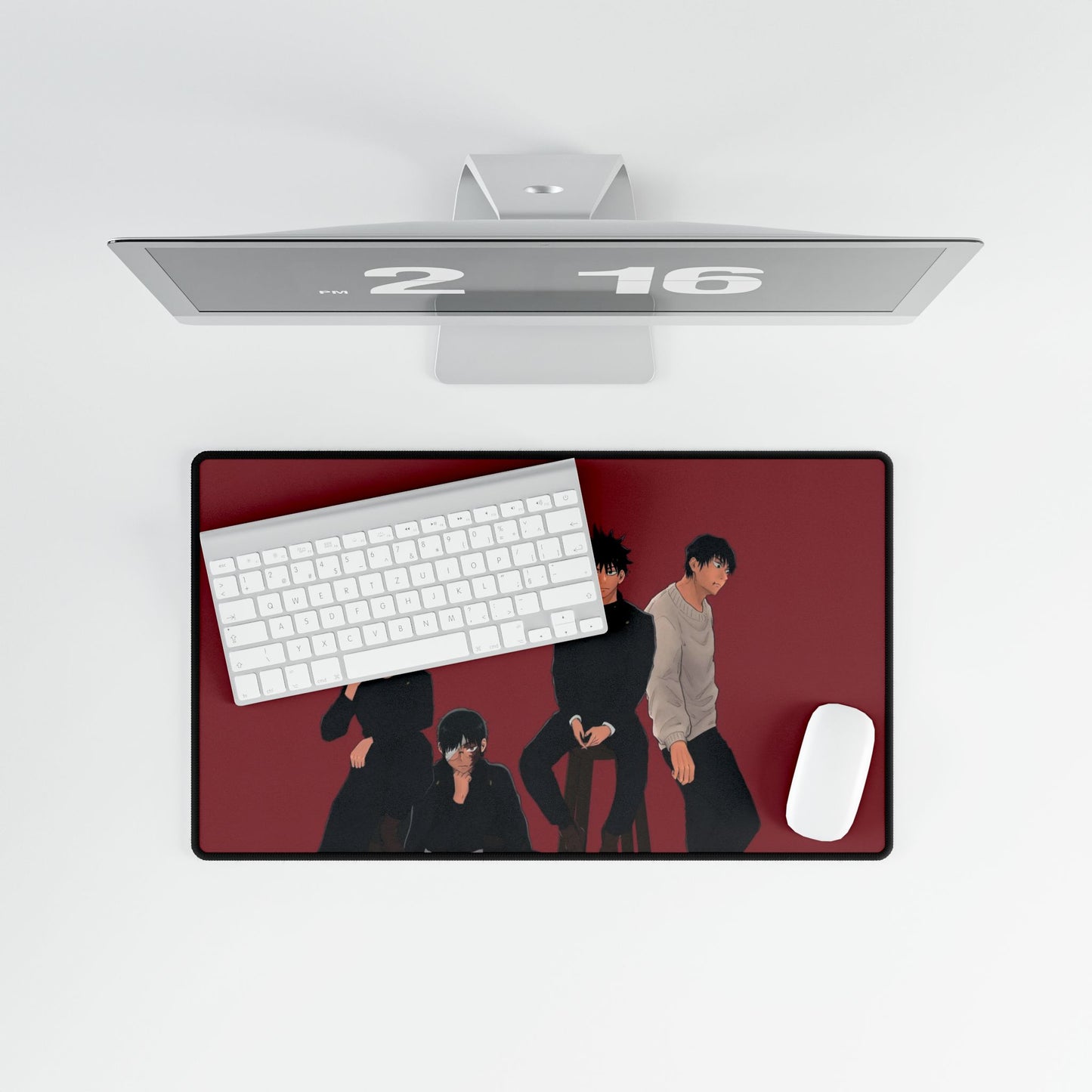 Toji Fushiguro Maki Zenin and Megumi Fushiguro Mouse Pad