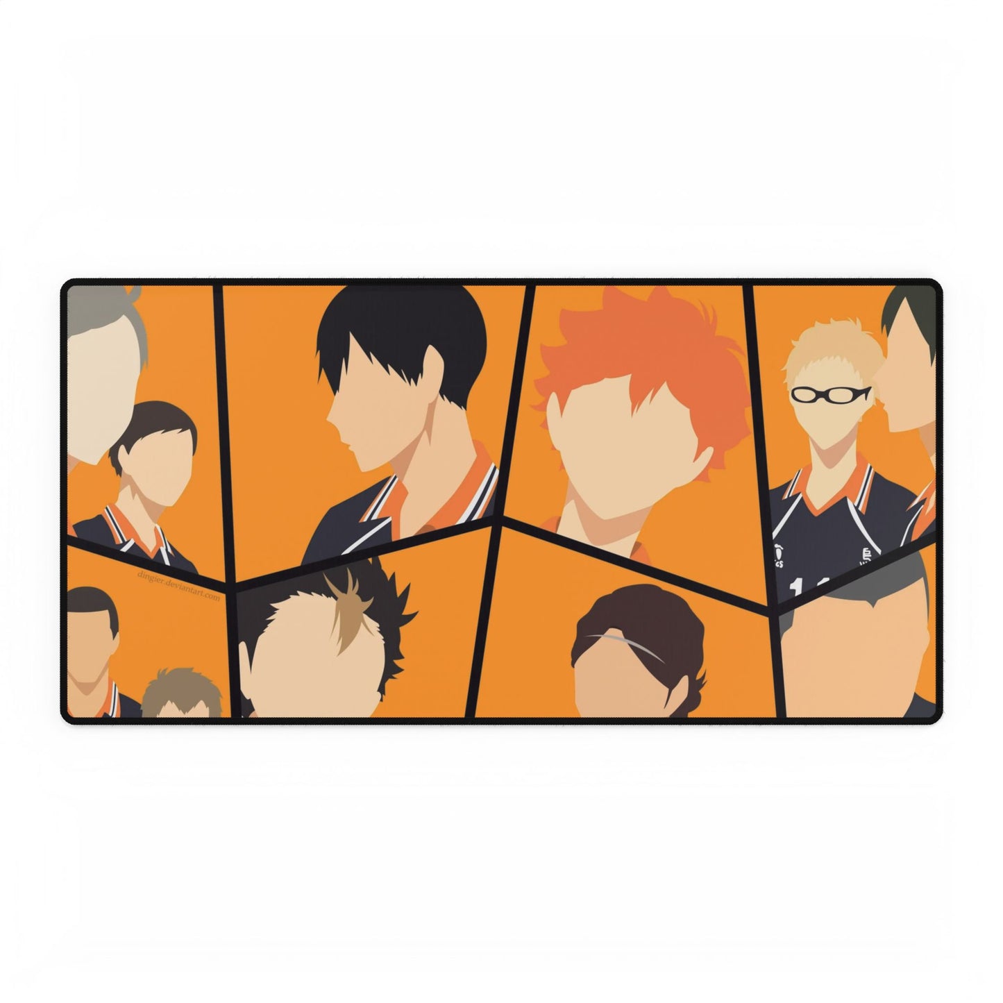 Daichi Sawamura Kei Tsukishima Shōyō Hinata Tadashi Yamaguchi and Yū Nishinoya Mouse Pad