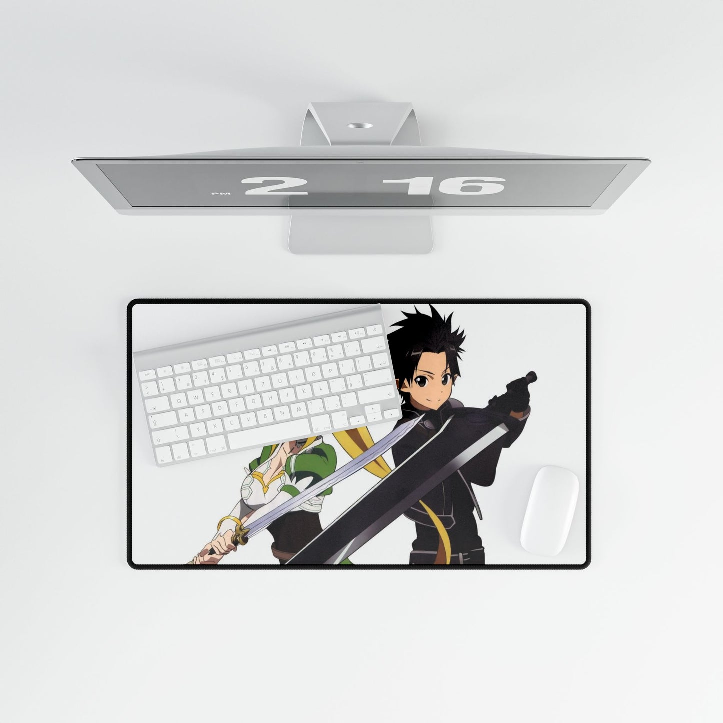Leafa and Kirito Mouse Pad
