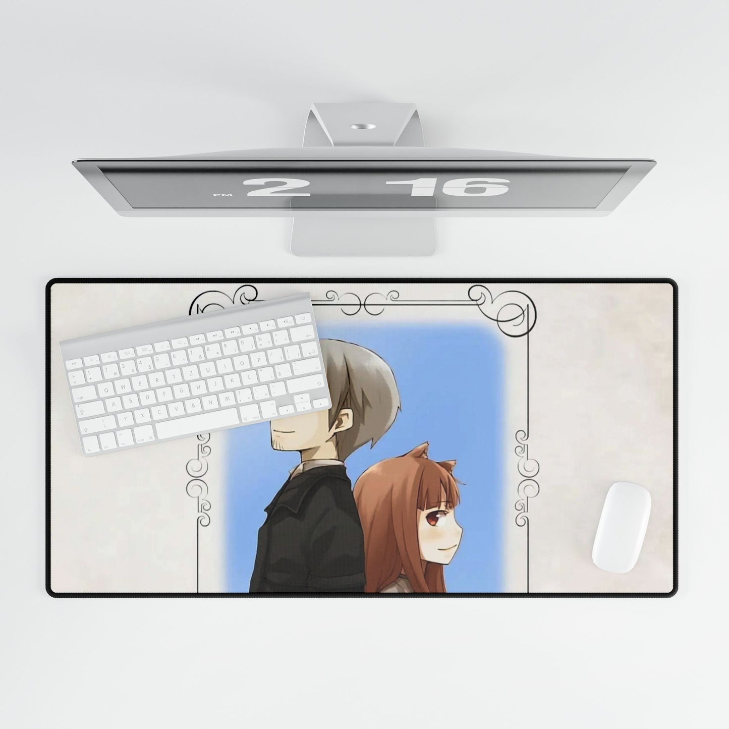 Anime Spice and Wolfr Mouse Pad