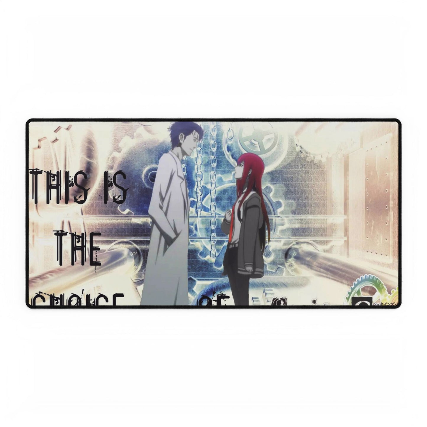 Makise Kurisu & Rintarou Okabe Mouse Pad