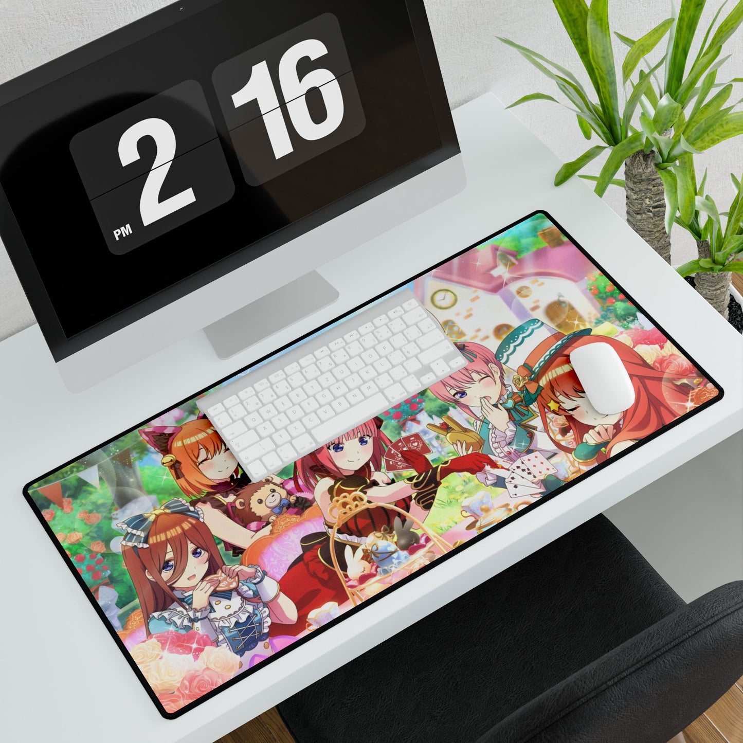 The Quintessential Quintuplets - Miku , Yotsuba , Nino , Ichika & Itsuki Mouse Pad