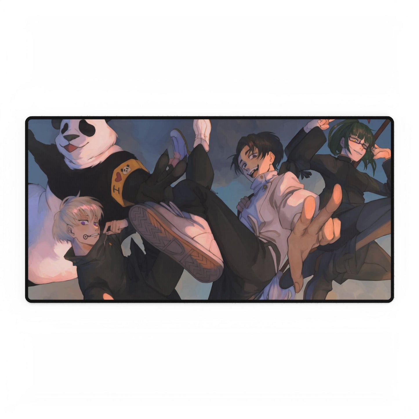 Yuta Okkotsu, Maki Zenin, Panda and Toge Inumaki Mouse Pad