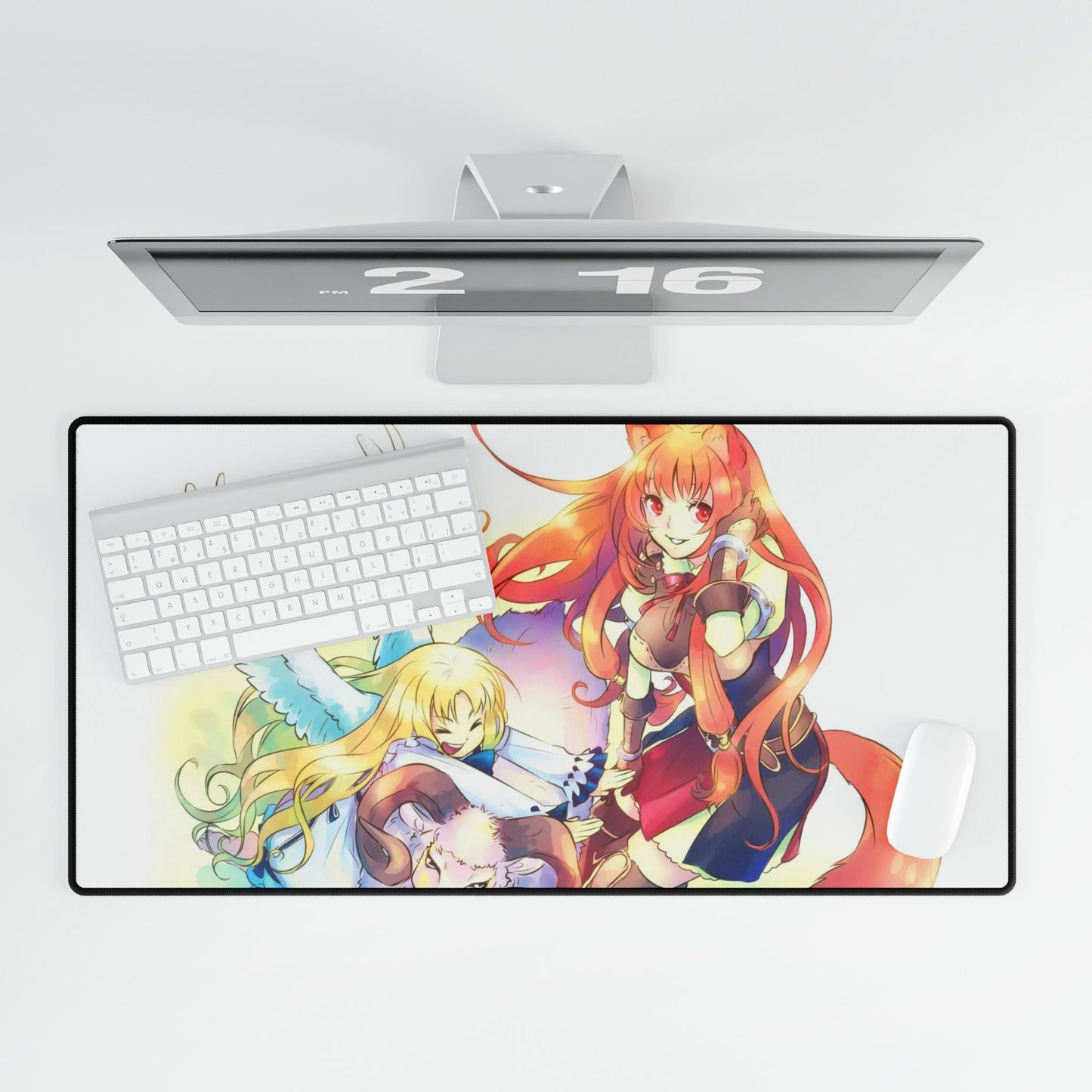 Raphtalia and Filo Mouse Pad