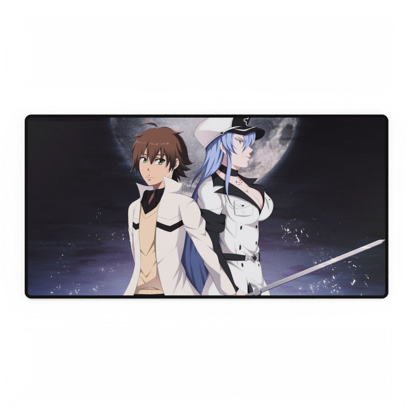 Tatsumi and esdeath Mouse Pad