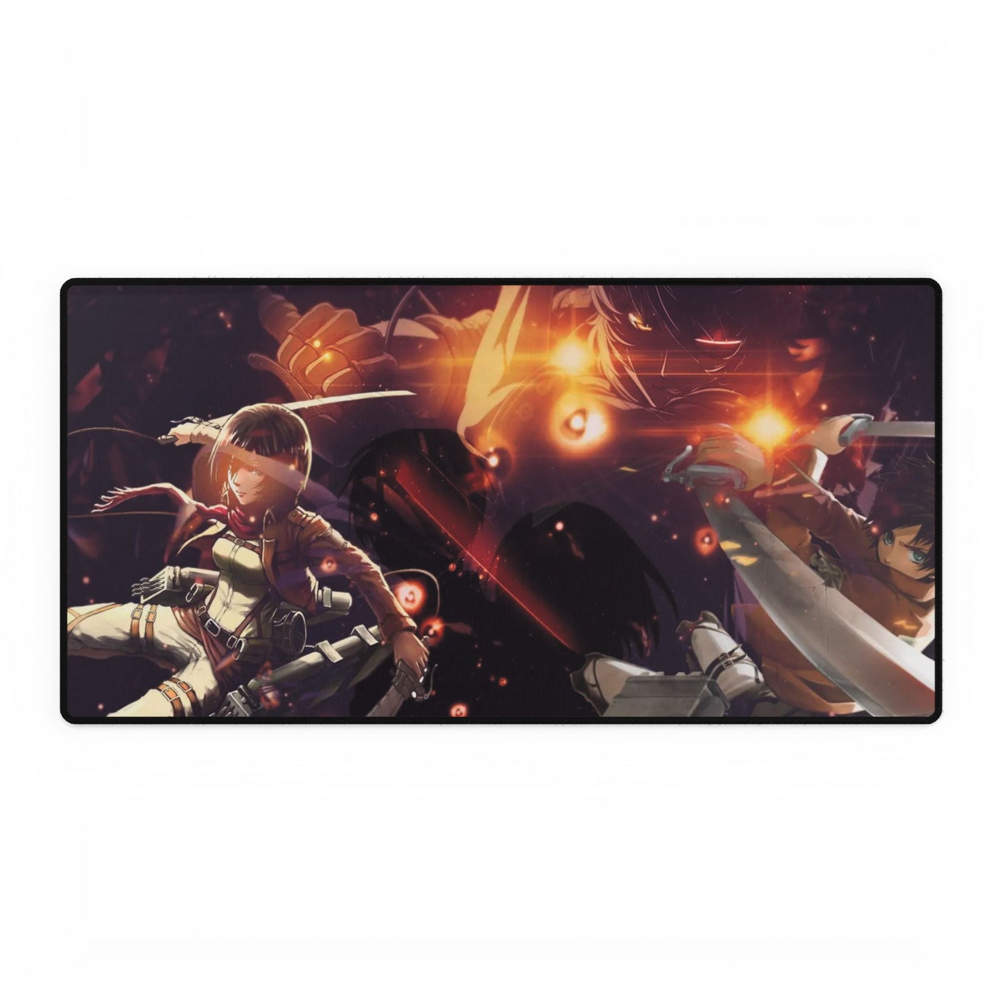 Eren Yeager, Mikasa Ackerman Mouse Pad