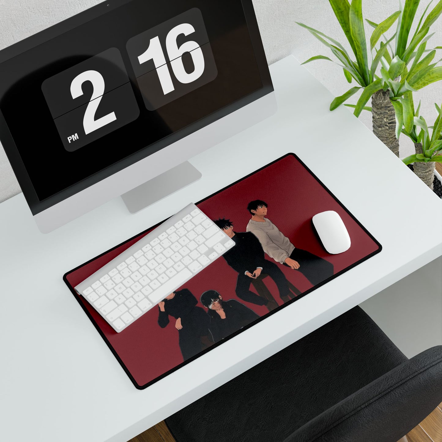 Toji Fushiguro Maki Zenin and Megumi Fushiguro Mouse Pad
