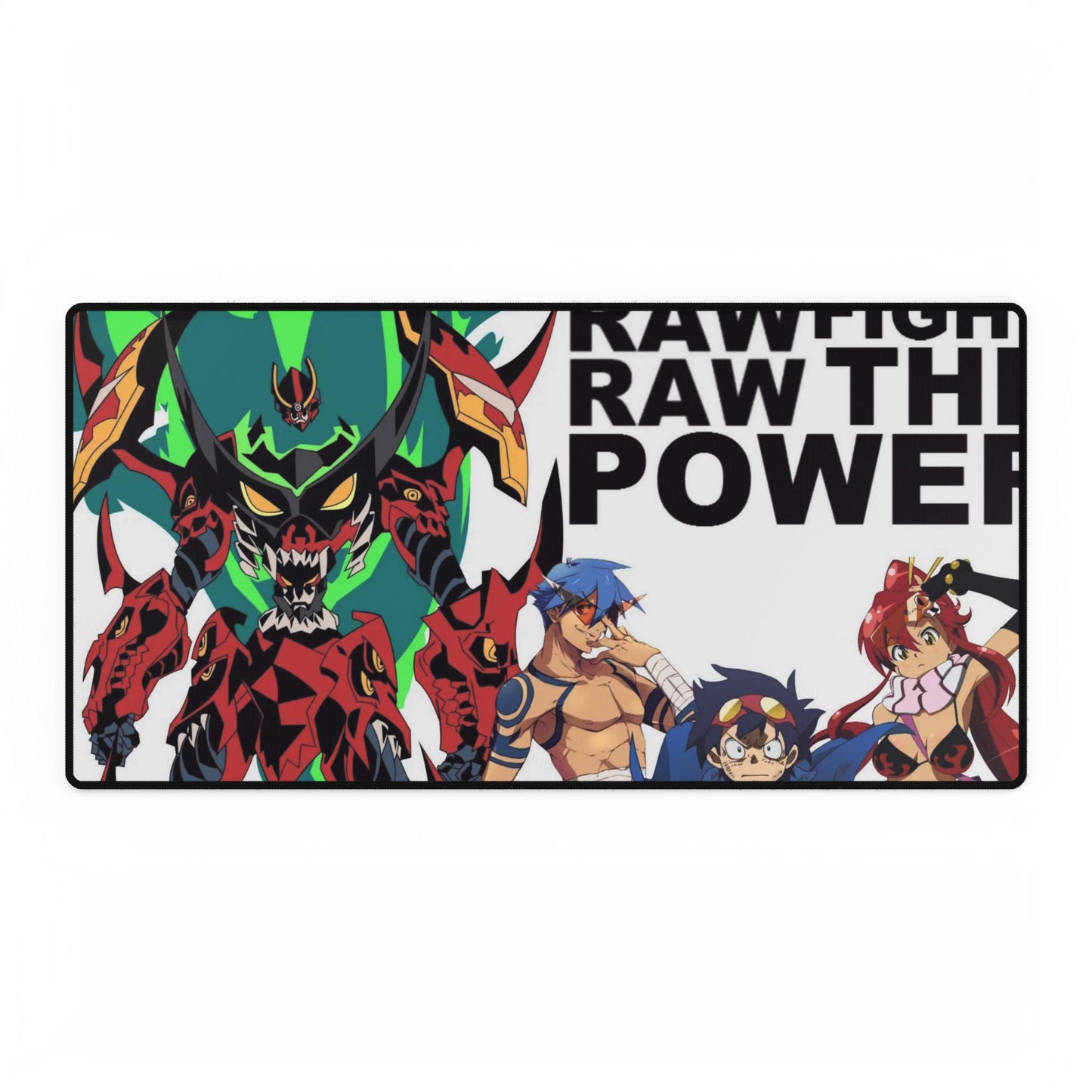 Raw Raw Fight The Power Mouse Pad