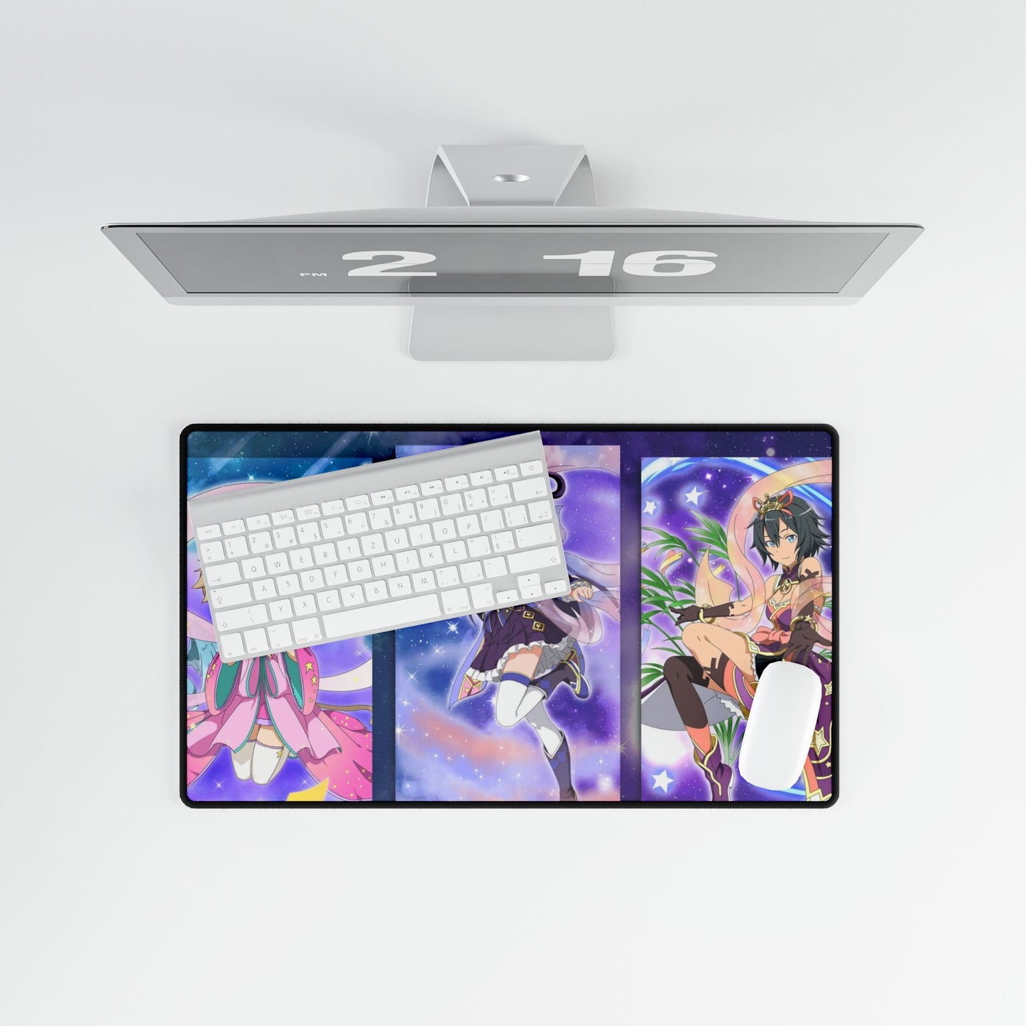 Memory Defrag Stars Banner Mouse Pad