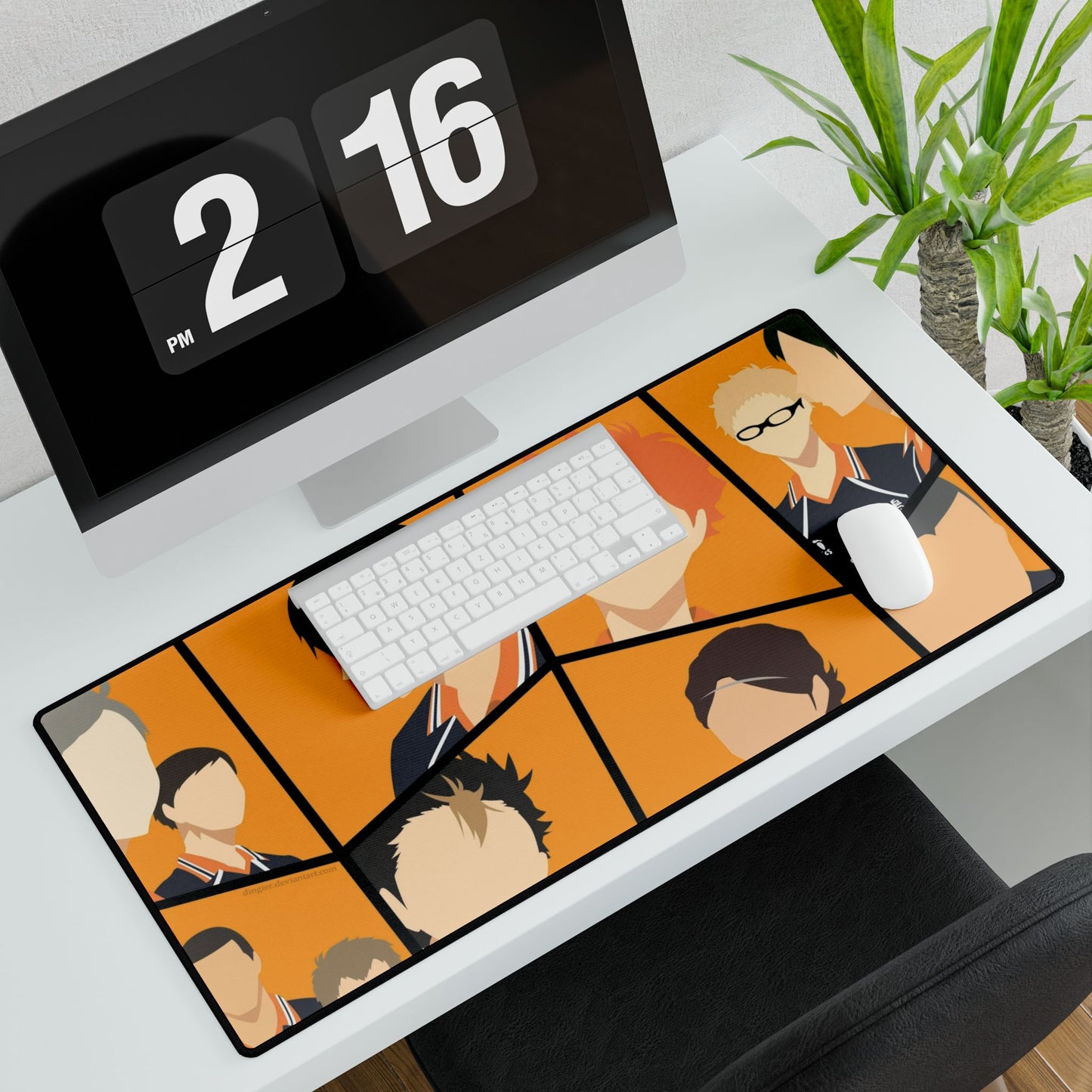 Daichi Sawamura Kei Tsukishima Shōyō Hinata Tadashi Yamaguchi and Yū Nishinoya Mouse Pad