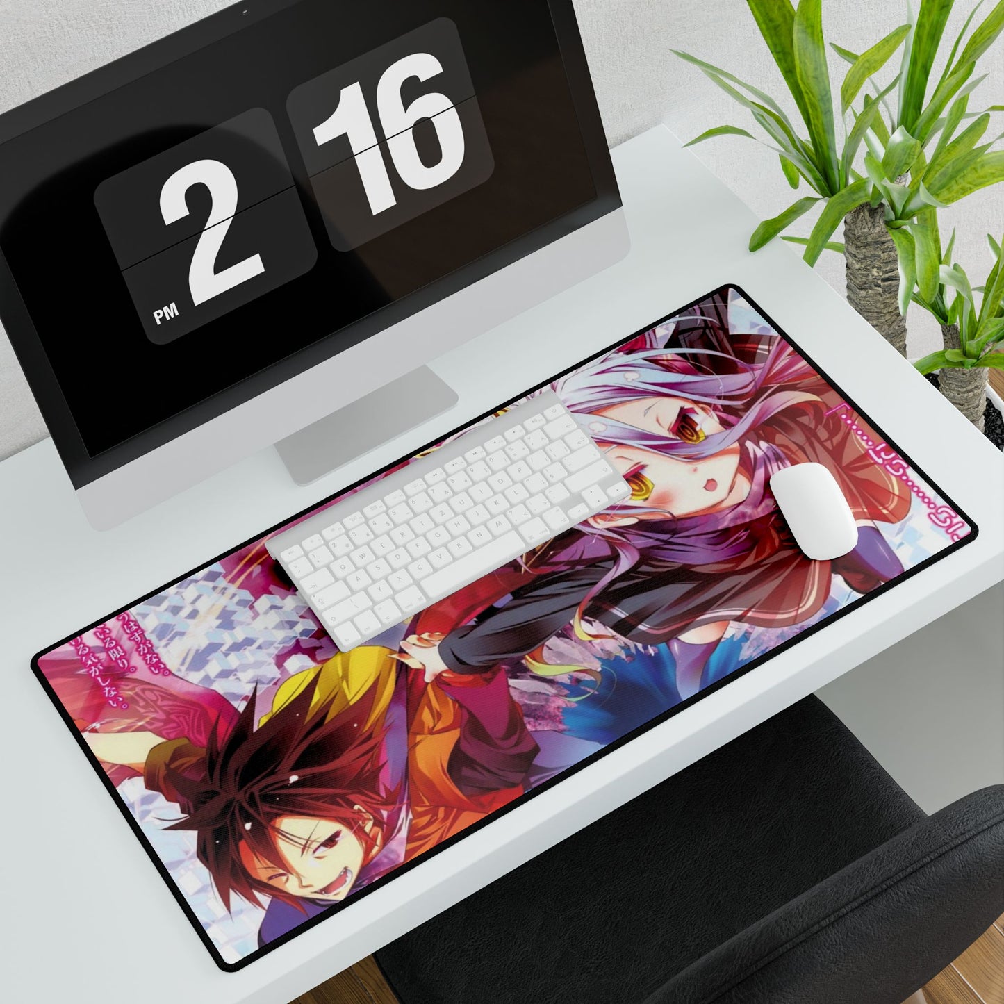 Shiro & Sora Mouse Pad