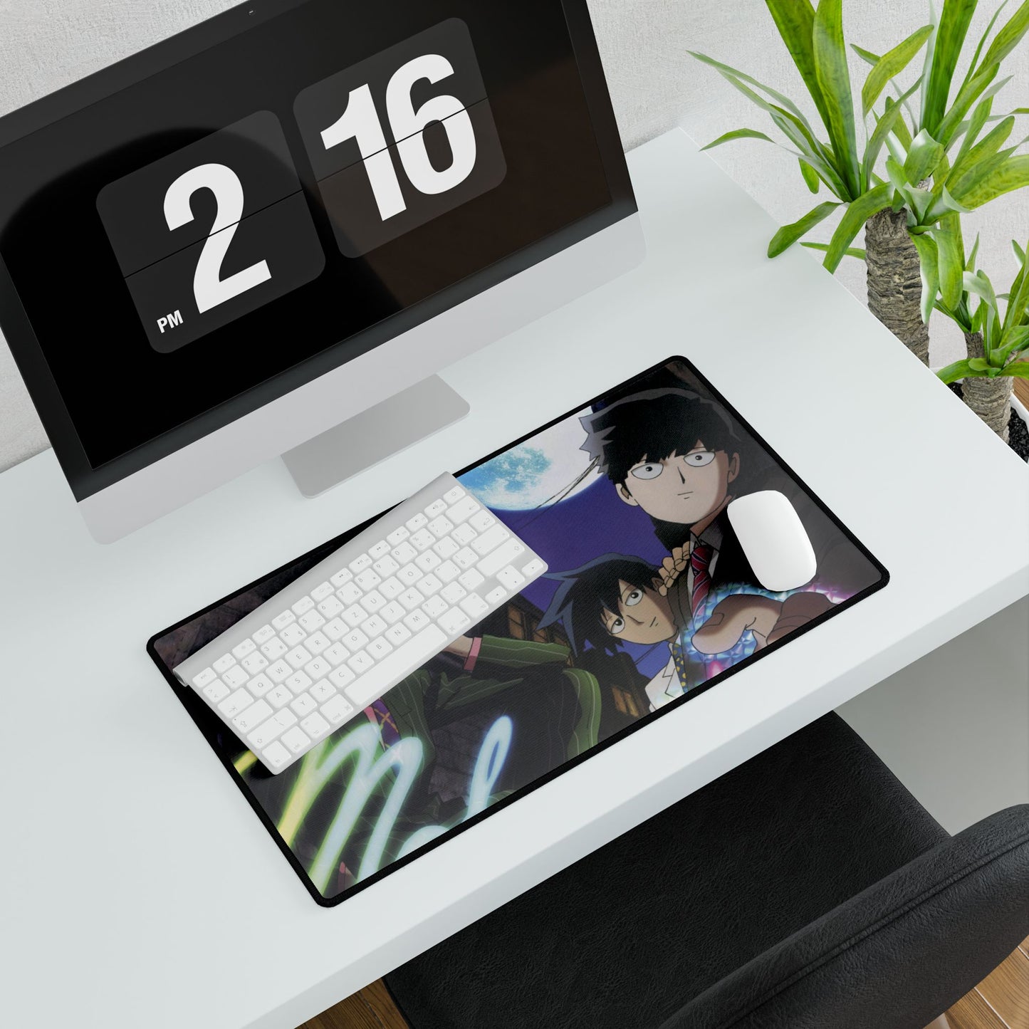Mob Psycho 100 Arataka Reigen, Shigeo Kageyama, Ritsu Kageyama Mouse Pad