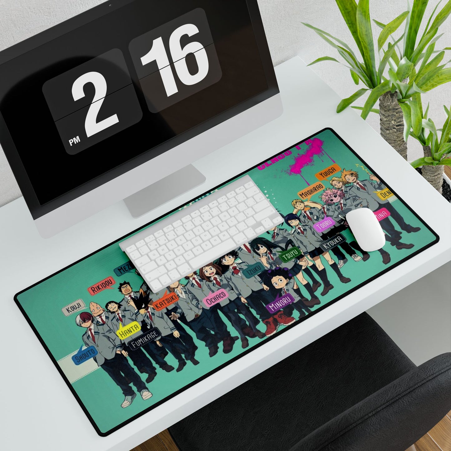 My Hero Academia Izuku Midoriya, Katsuki Bakugou, Shouta Aizawa, Tsuyu Asui Mouse Pad