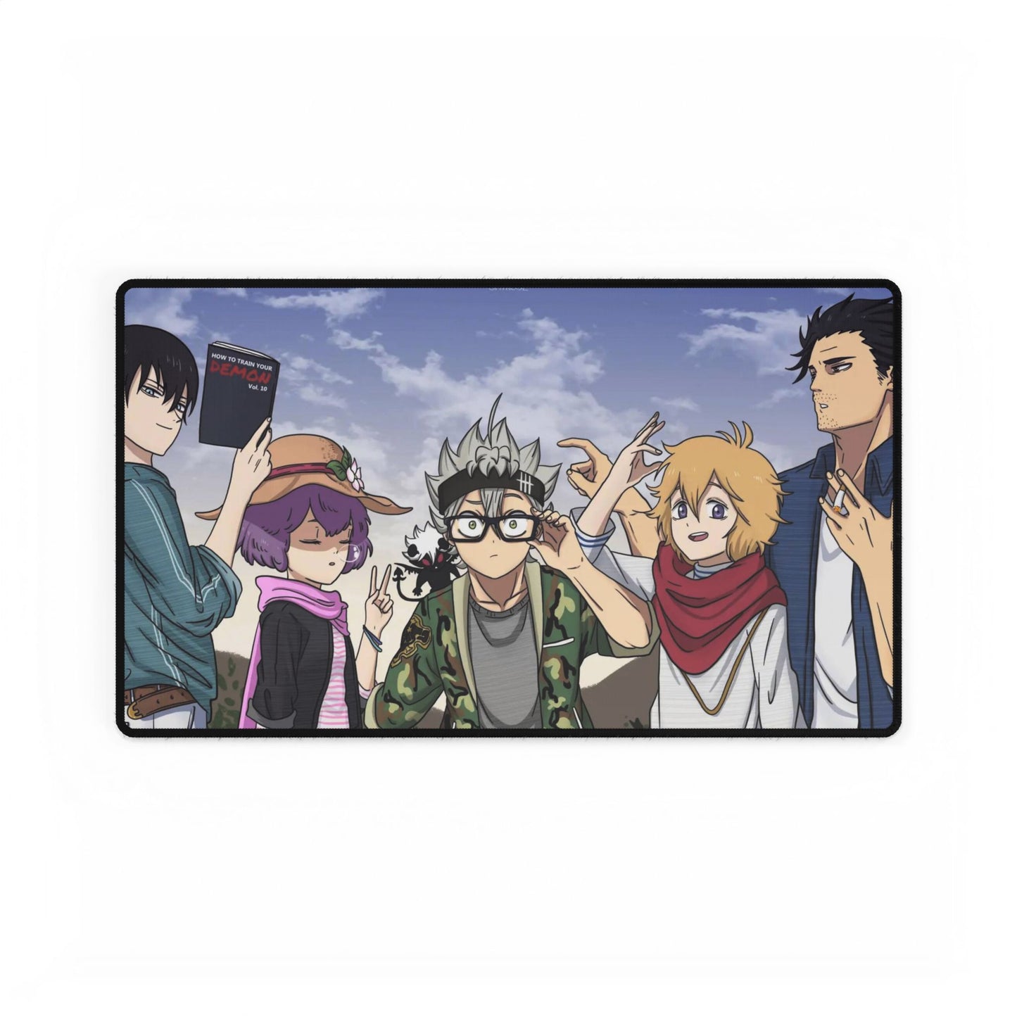Black Clover Asta, Yami Sukehiro, Luck Voltia Mouse Pad
