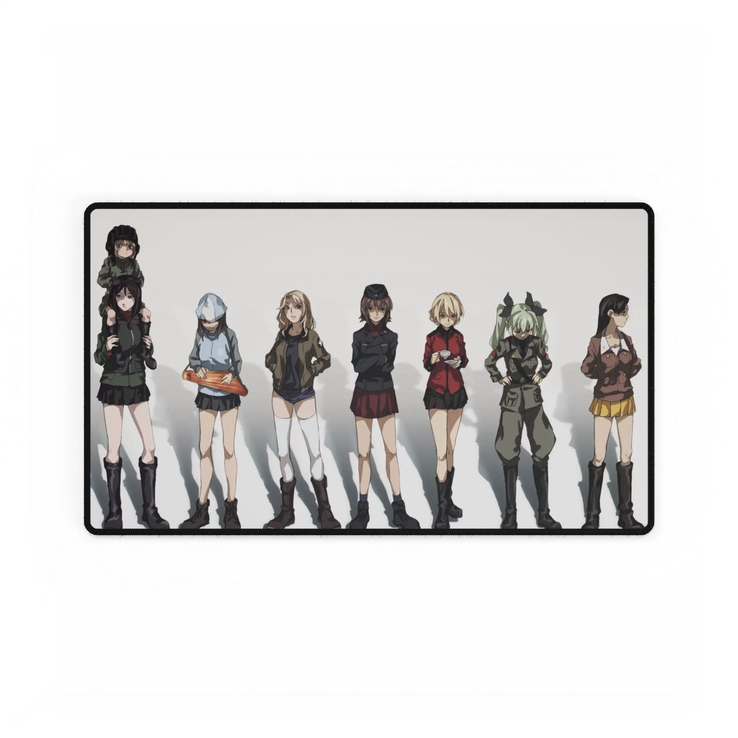 Anime Girls und Panzer Mouse Pad