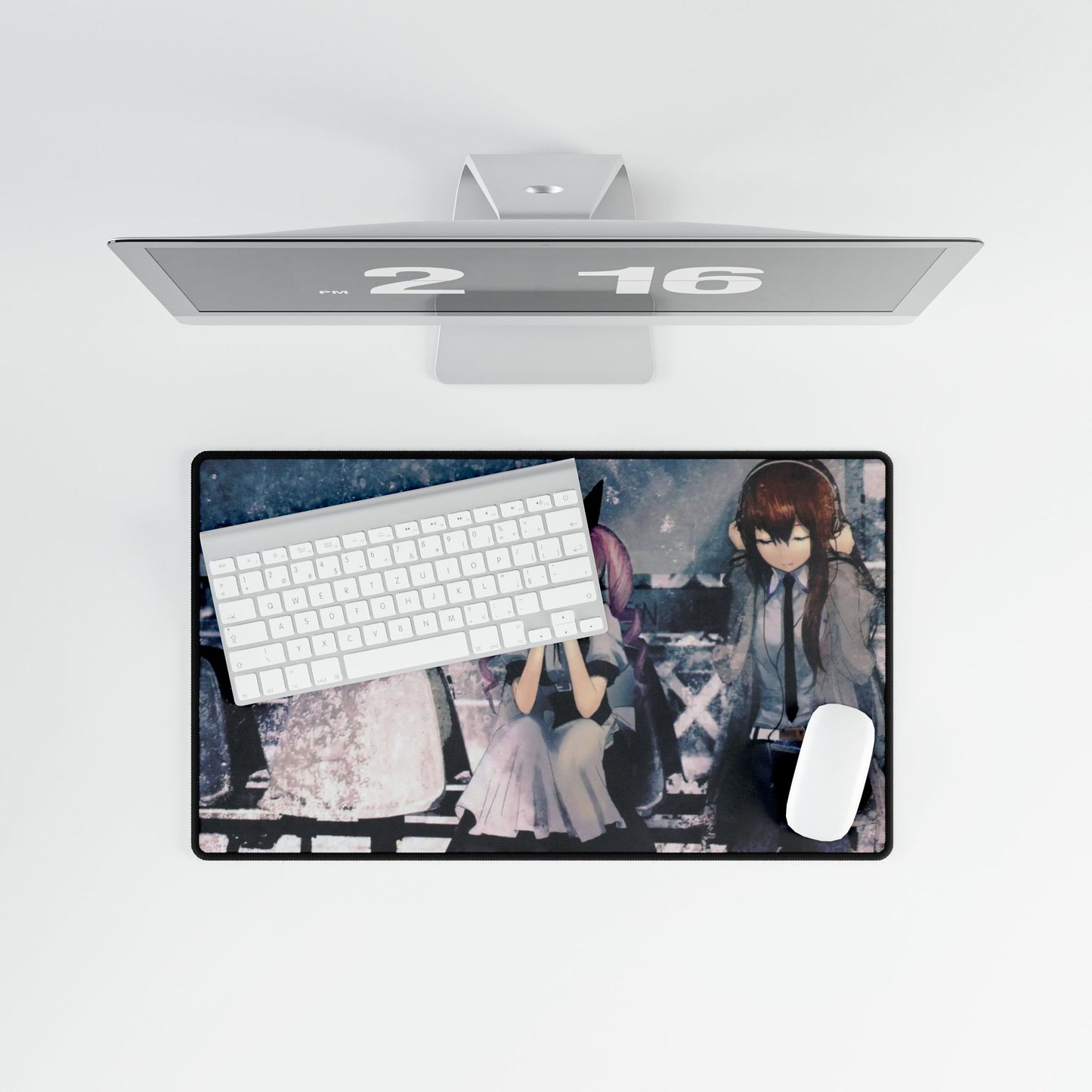 Faris and Makise Mouse Pad