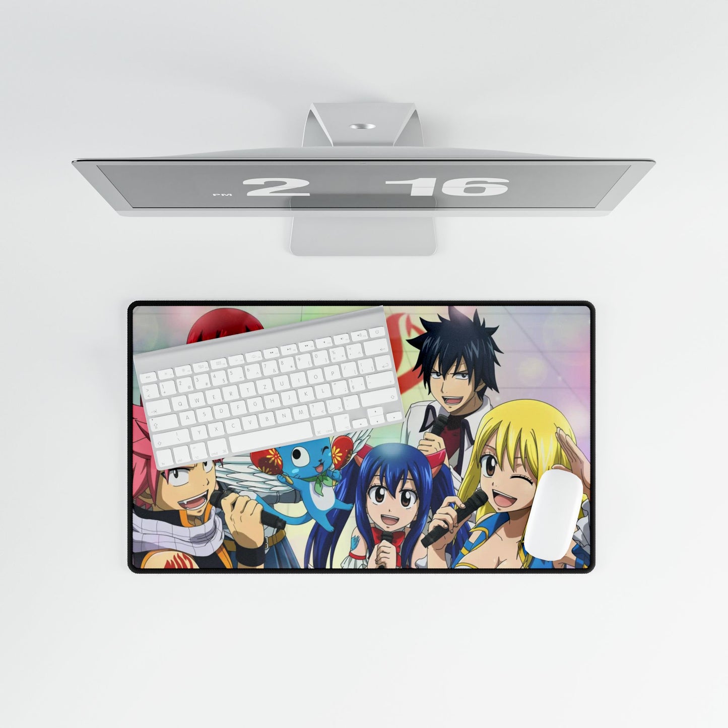 Fairy Tail Natsu Dragneel, Erza Scarlet, Gray Fullbuster, Lucy Heartfilia, Happy Mouse Pad