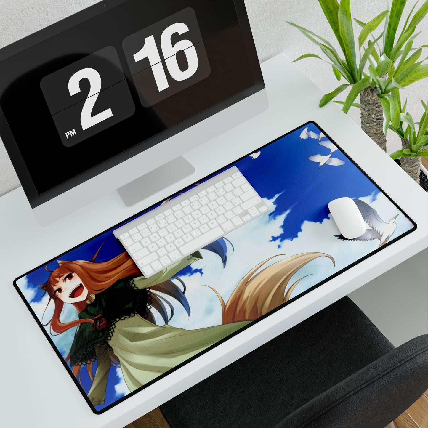 Anime Spice and Wolf Mouse Pad