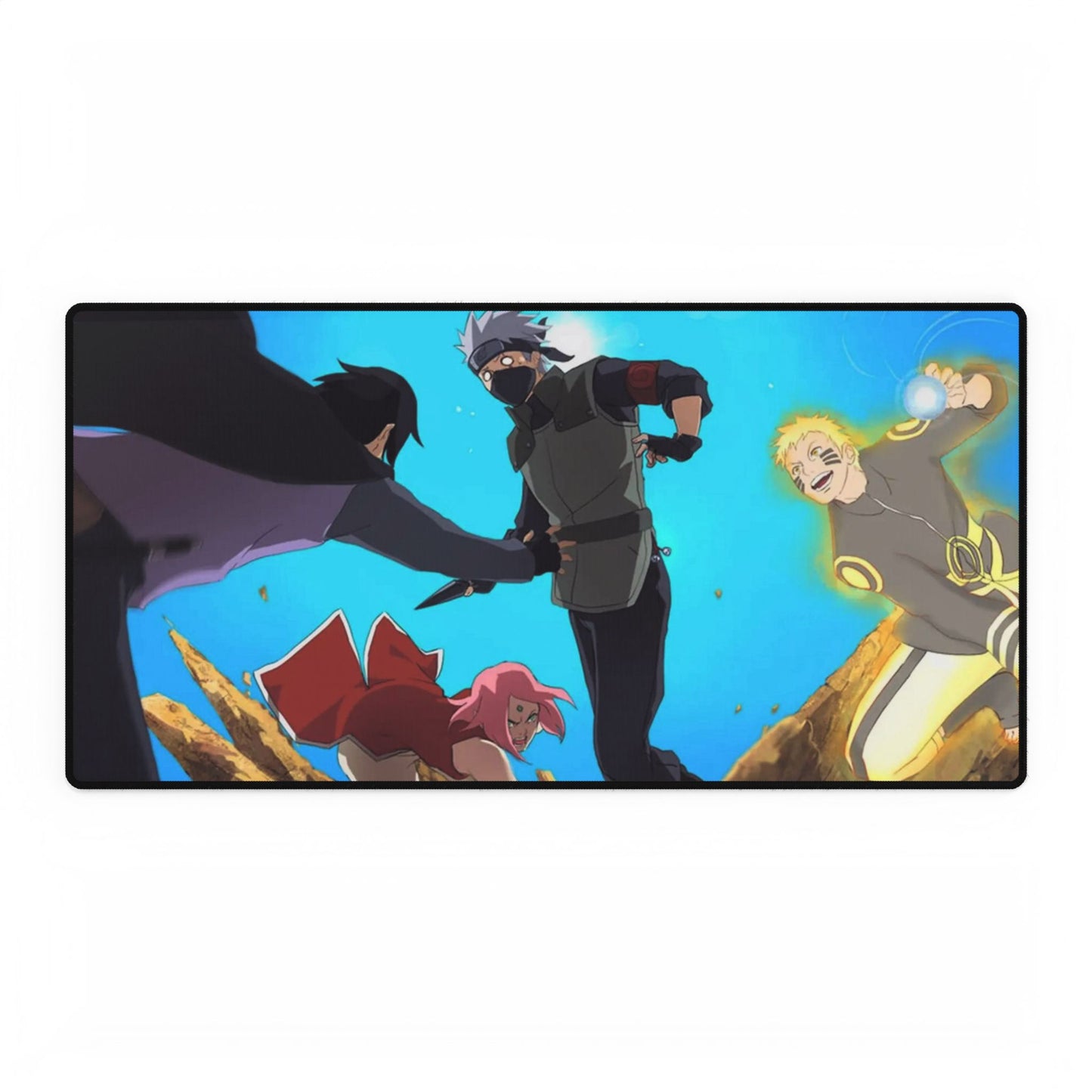 The bell test team 7 ( Kakashi,Sasuke,Naruto,Sakura) Mouse Pad