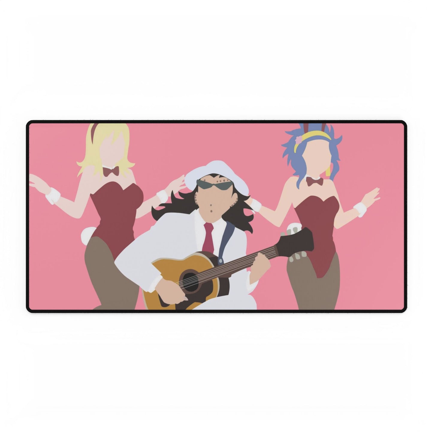 lucy, gajeel y levy fairy tail minimalist Mouse Pad