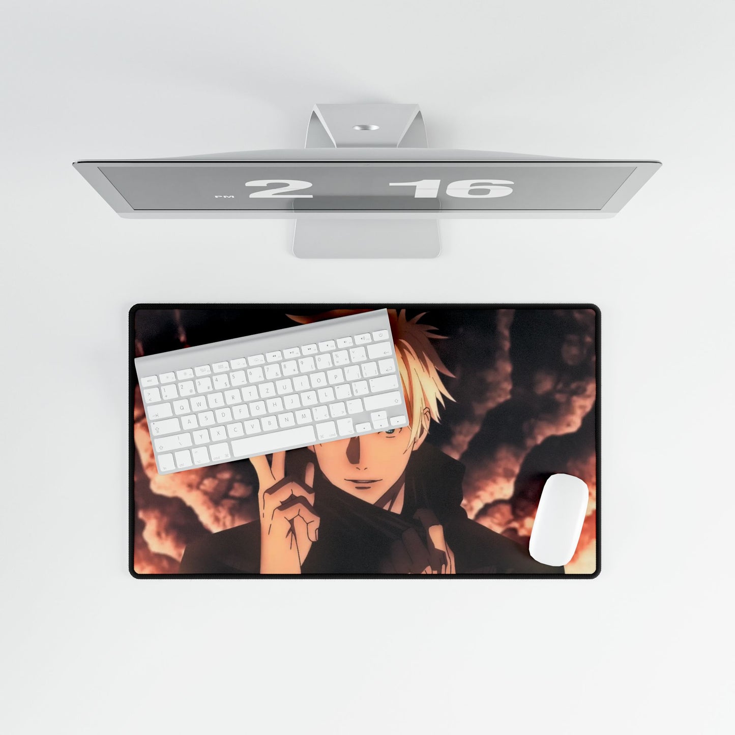 Gojo finger cross Mouse Pad