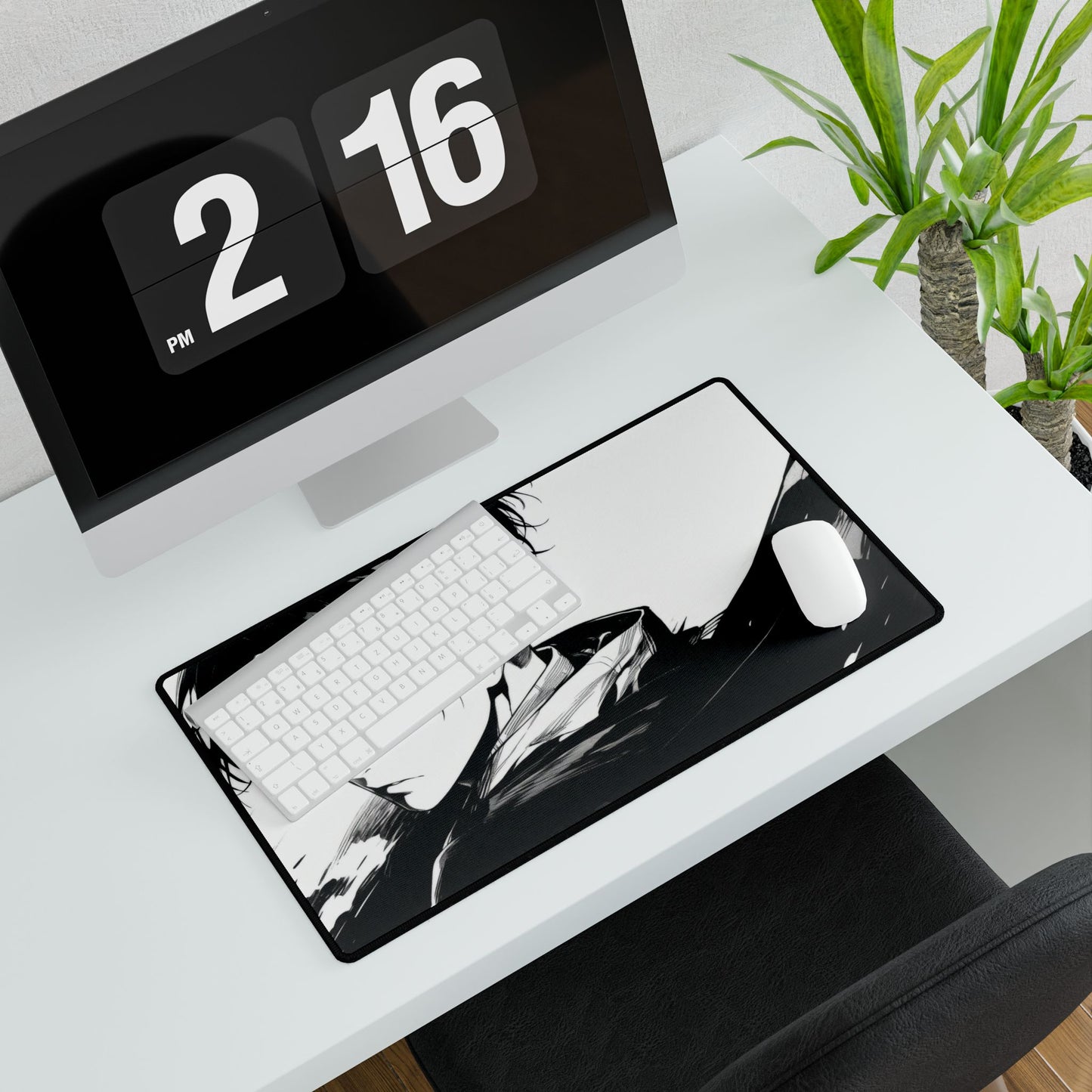 Levi Ackerman In Manga Style Mouse Pad