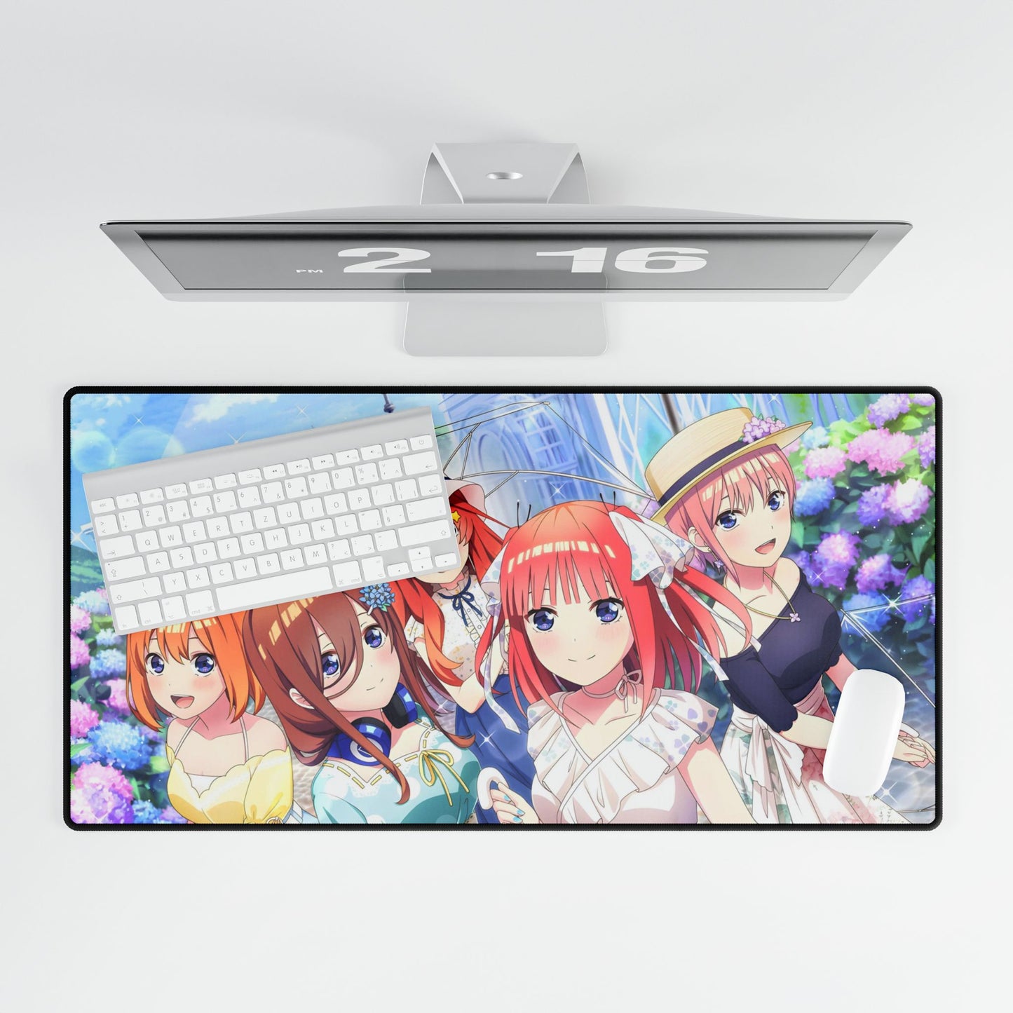 The Quintessential Quintuplets - Yotsuba , Miku , Itsuki , Nino & Ichika Mouse Pad