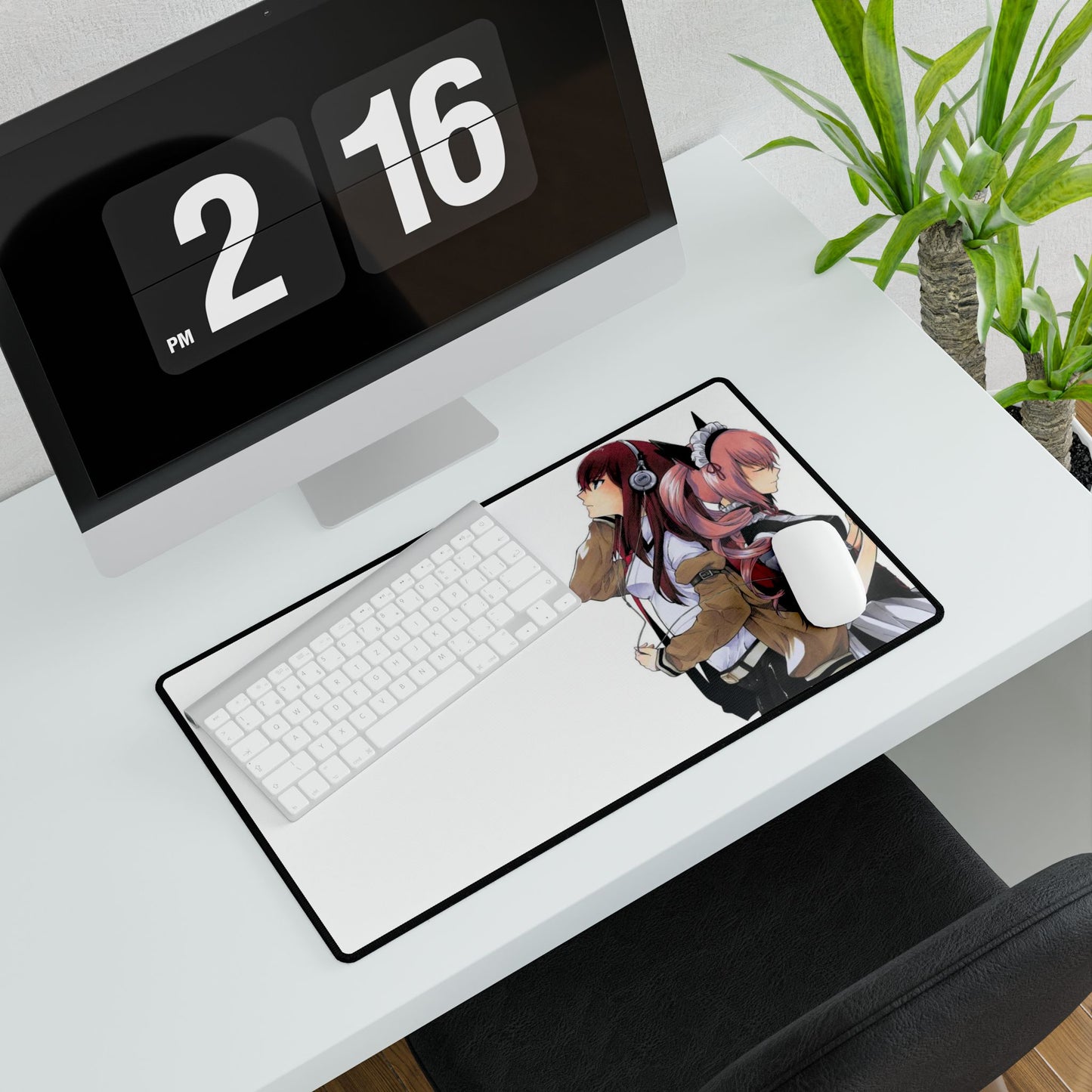 Makise and Faris Mouse Pad