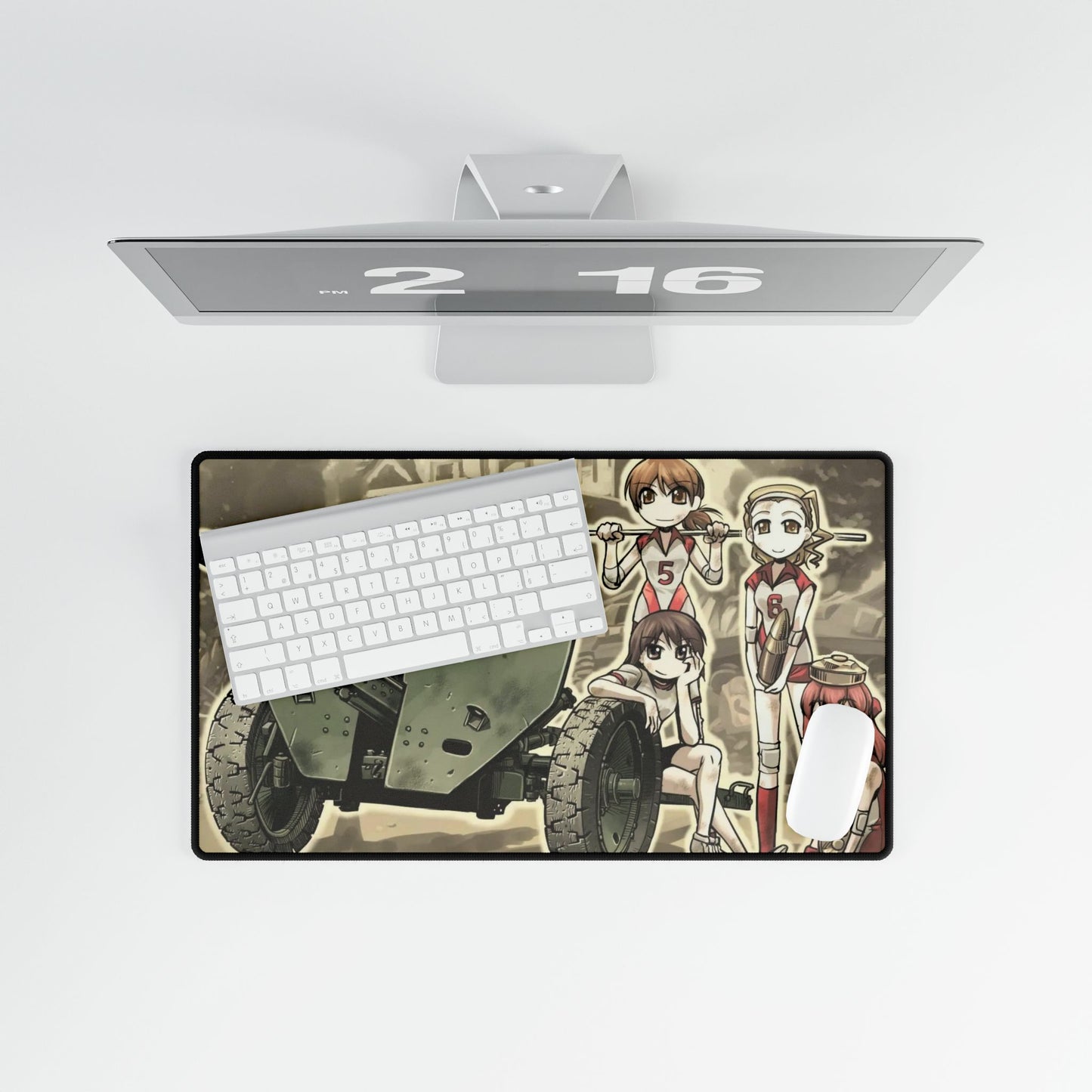 Anime Girls und Panzerr Mouse Pad