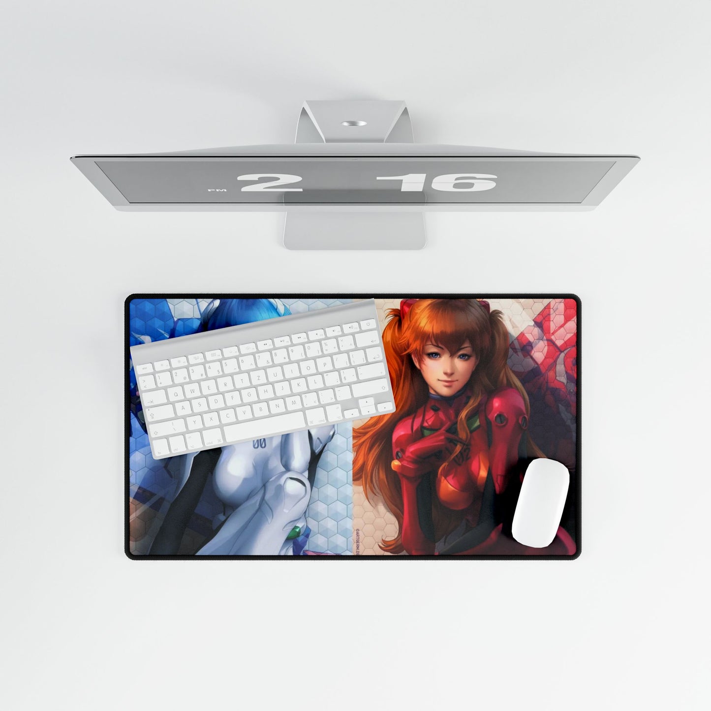 Rei and Asuka Mouse Pad