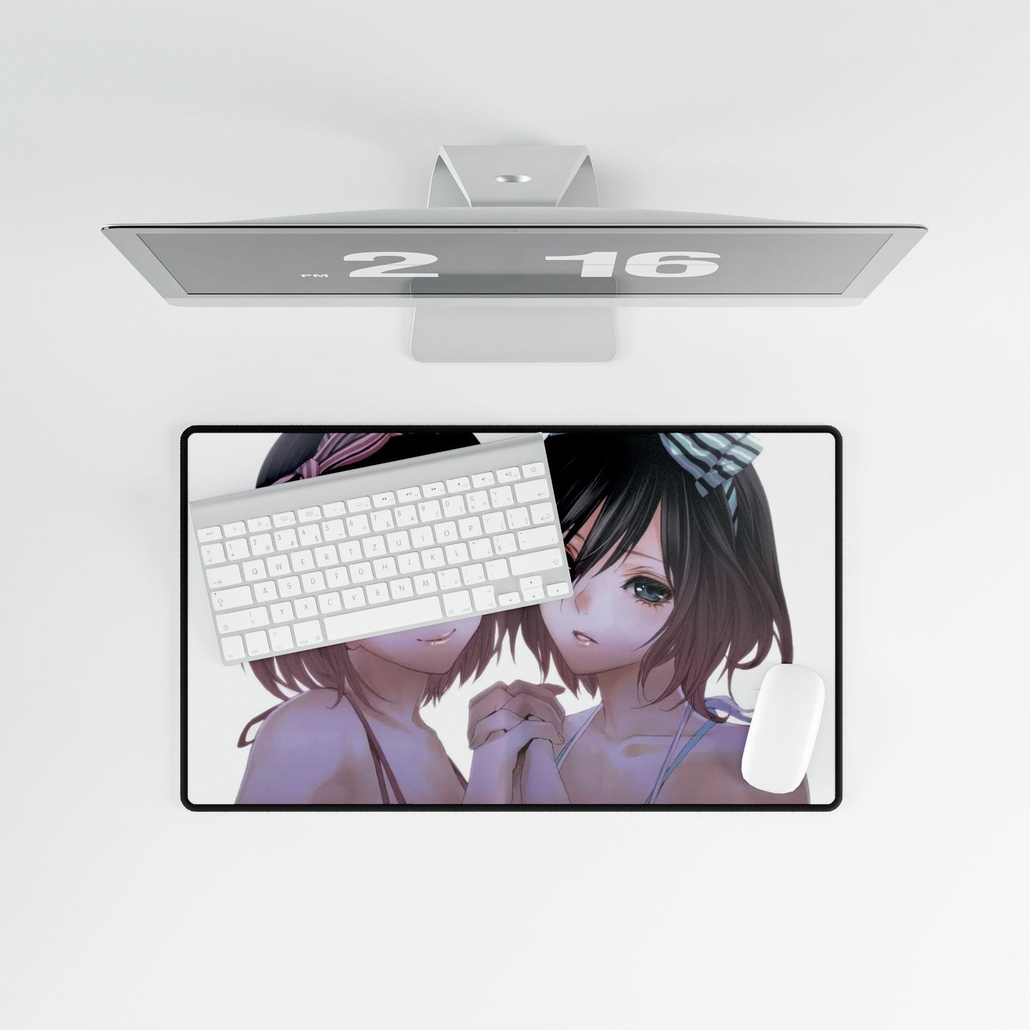 Mei and Fujioka Misaki Mouse Pad