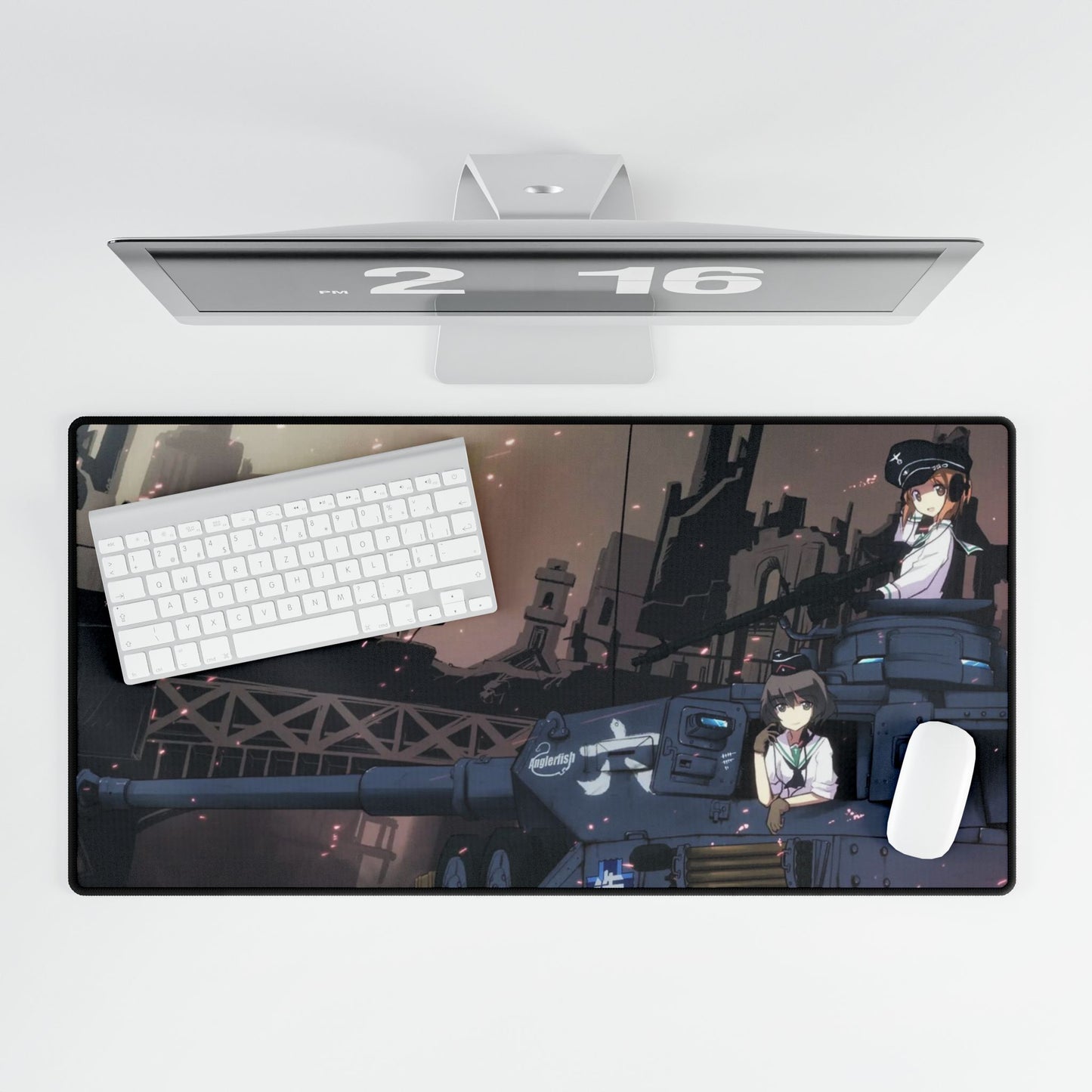 Anime Girls und Panzer Mouse Pad