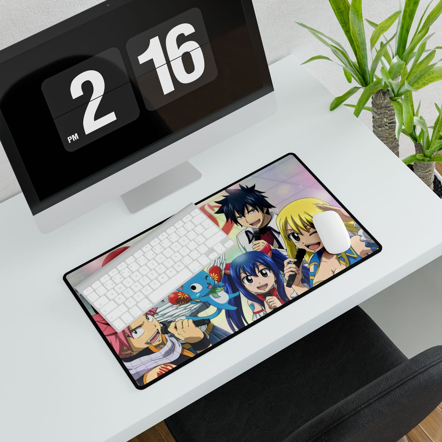 Fairy Tail Natsu Dragneel, Erza Scarlet, Gray Fullbuster, Lucy Heartfilia, Happy Mouse Pad