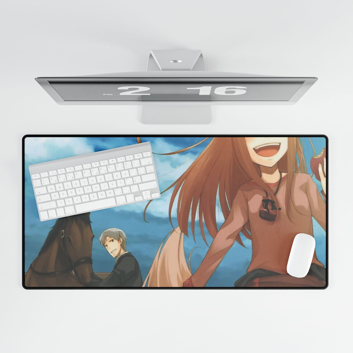 Anime Spice and Wolf Mouse Pad