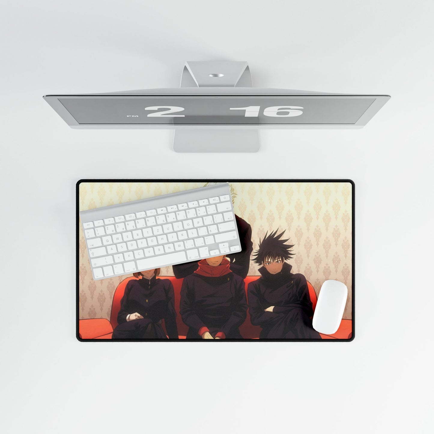 Satoru Gojo Yuji Itadori Nobara Kugisaki and Megumi Fushiguro Mouse Pad
