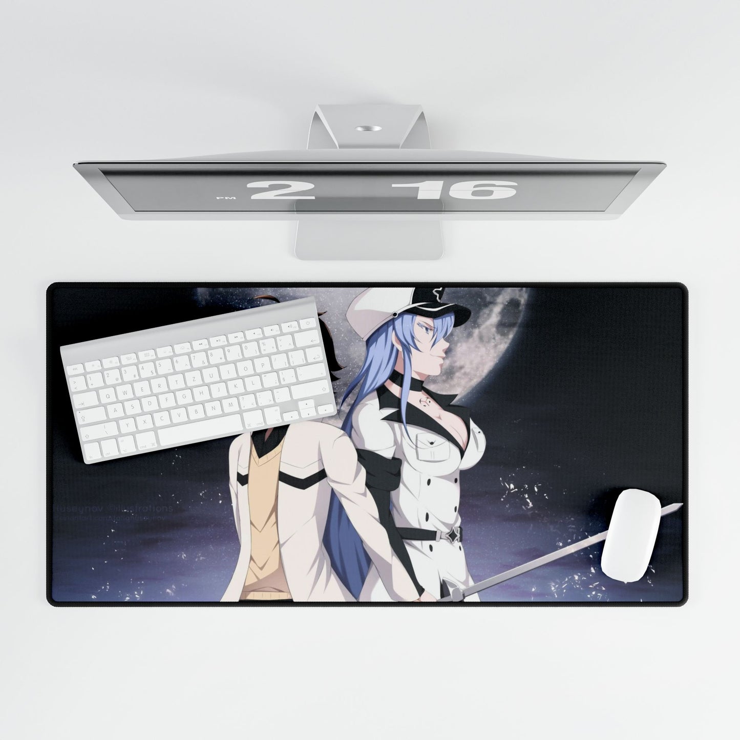 Tatsumi and esdeath Mouse Pad