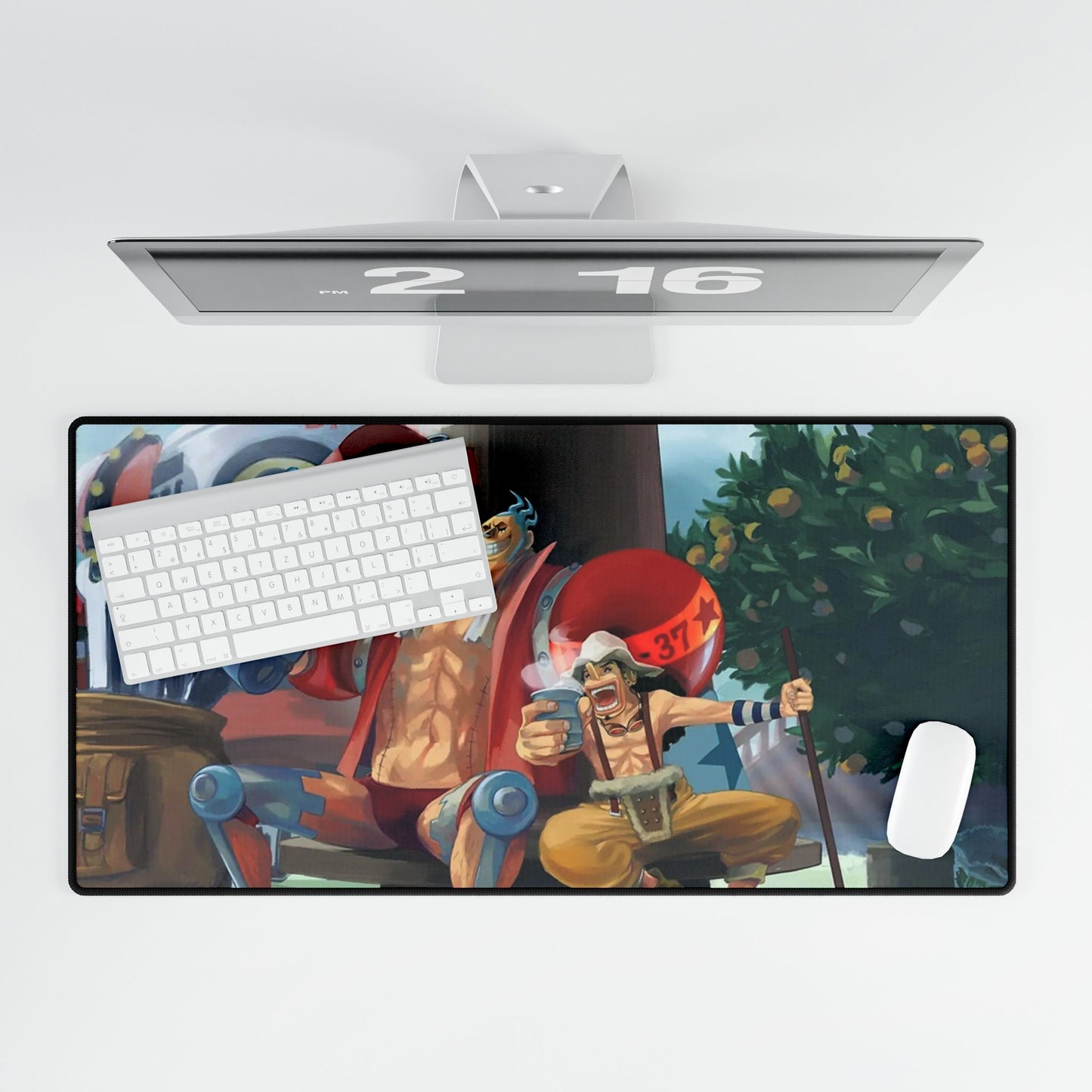 Franky and Usopp Mouse Pad