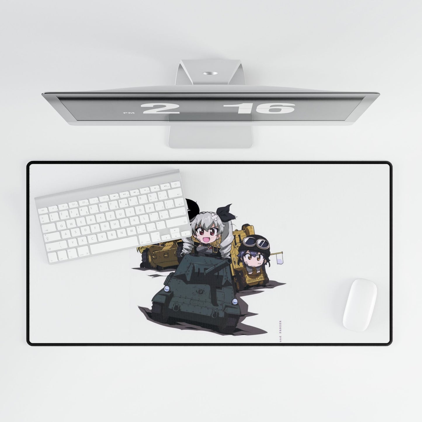 Anime Girls und Panzer Mouse Pad