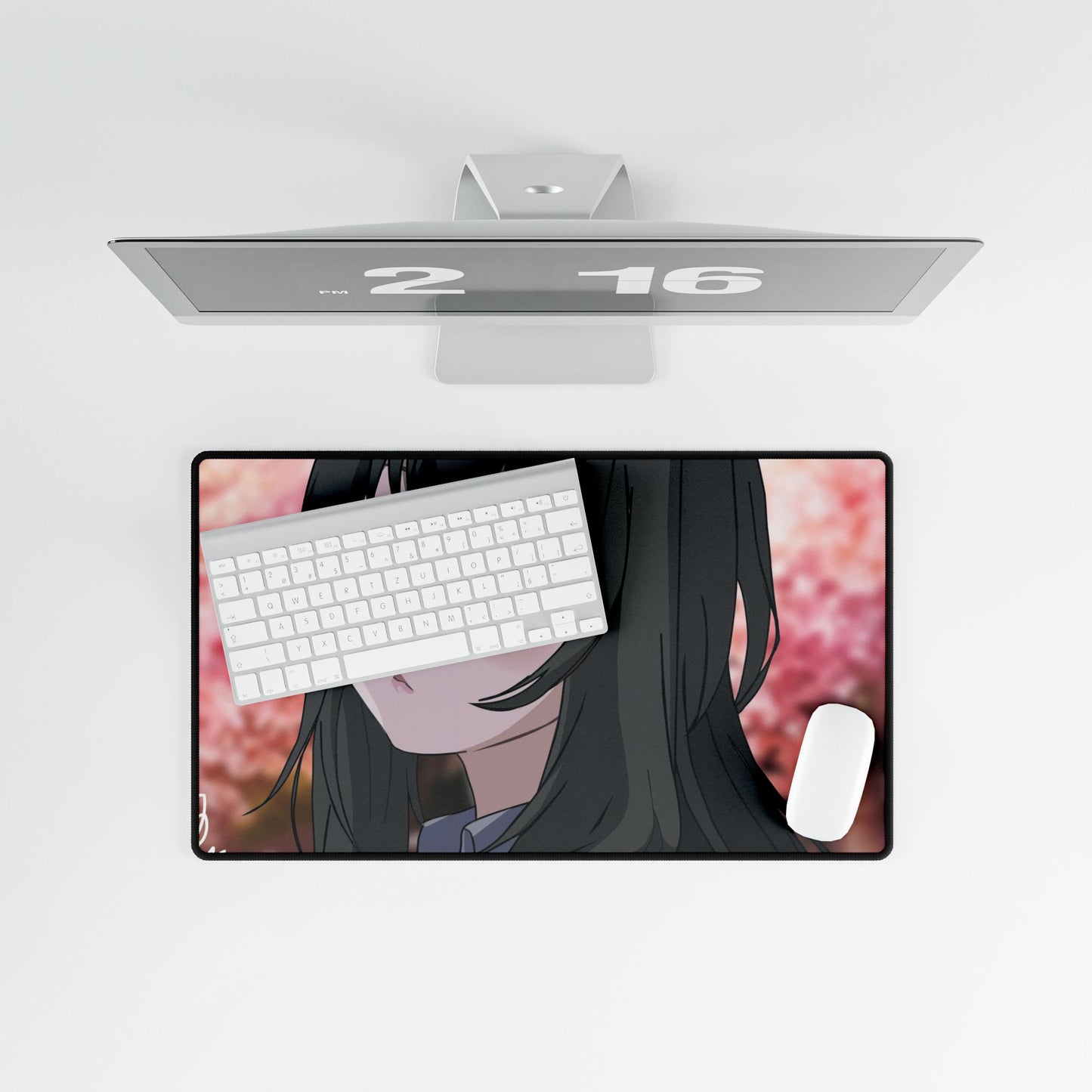 Kaorichan - Black Hair Edition/Red Eyed Mouse Pad