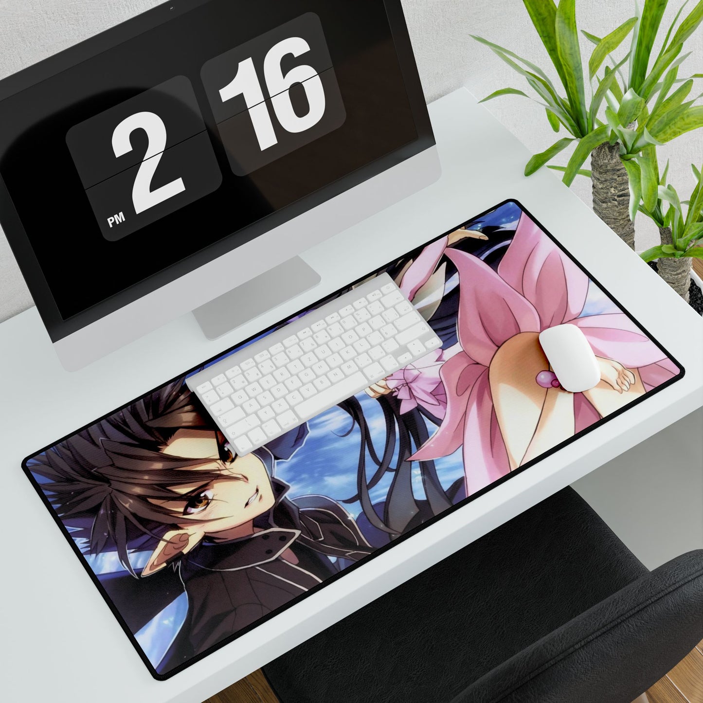 Kirito and Yui Mouse Pad