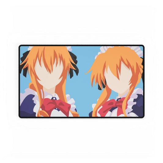 kaguya yamai y yuzuru yamai date a live minimalist Mouse Pad