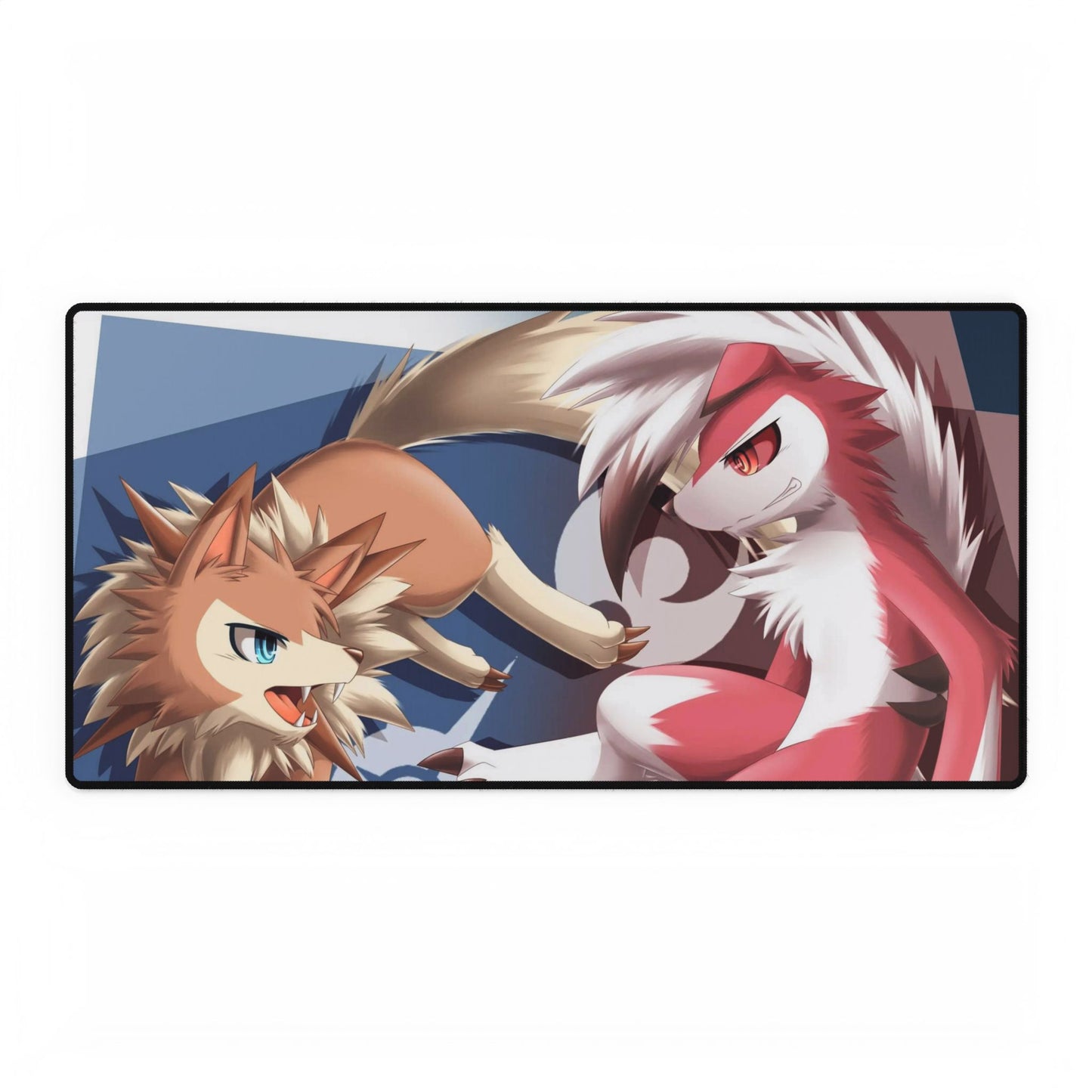 Lycanroc Midday and Midnight Form Mouse Pad