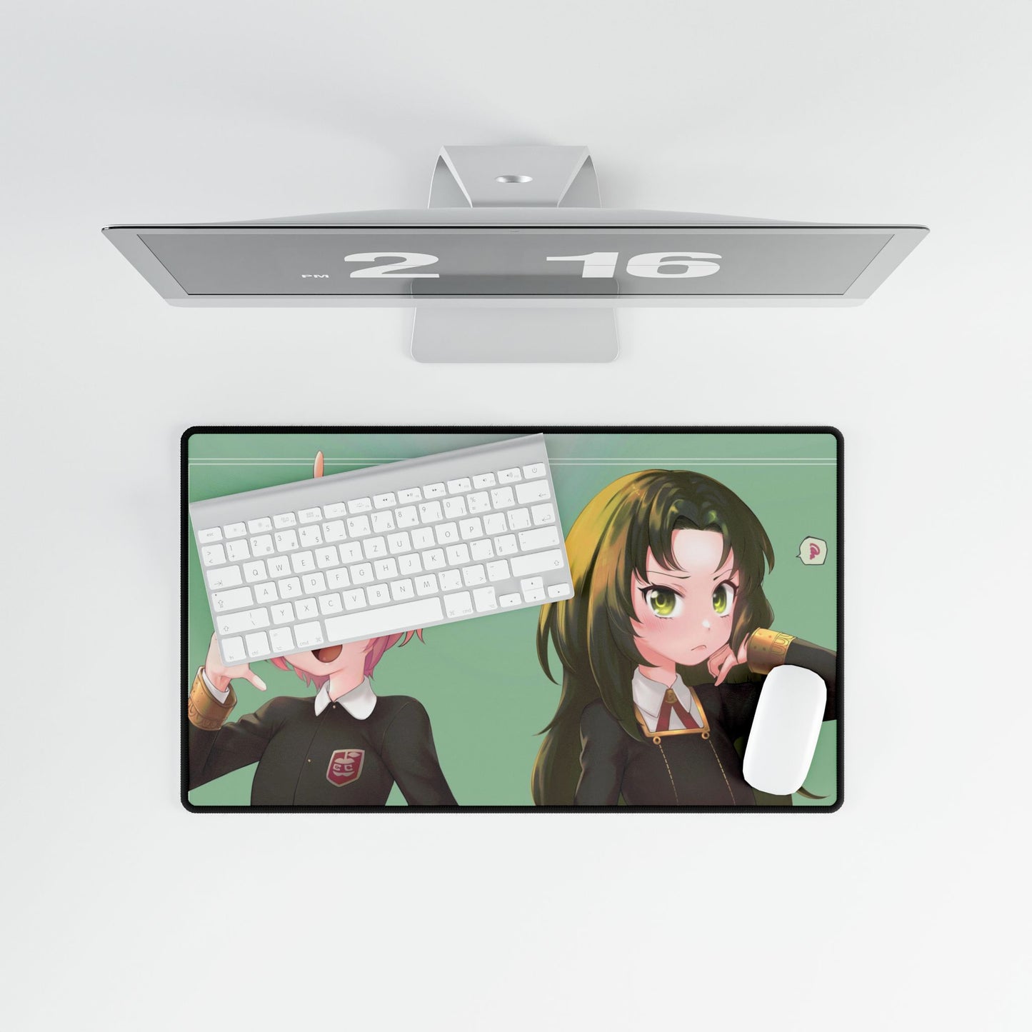 Anya and Damian as a girl Mouse Pad