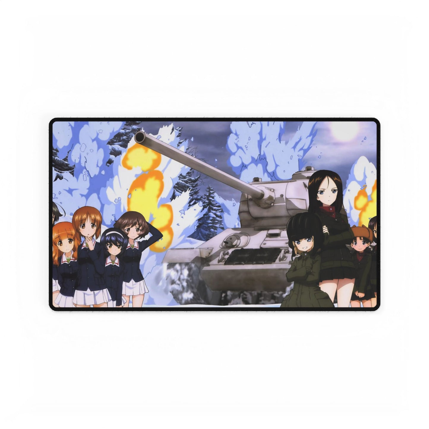 Anime Girls und Panzer Mouse Pad