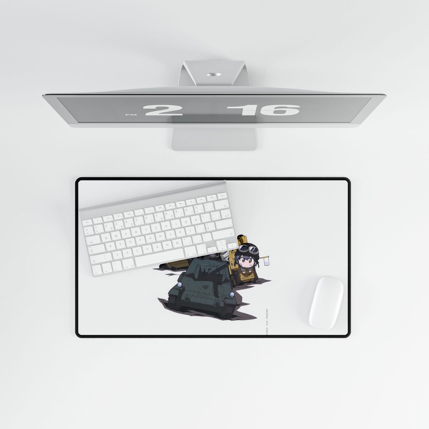 Anime Girls und Panzer Mouse Pad