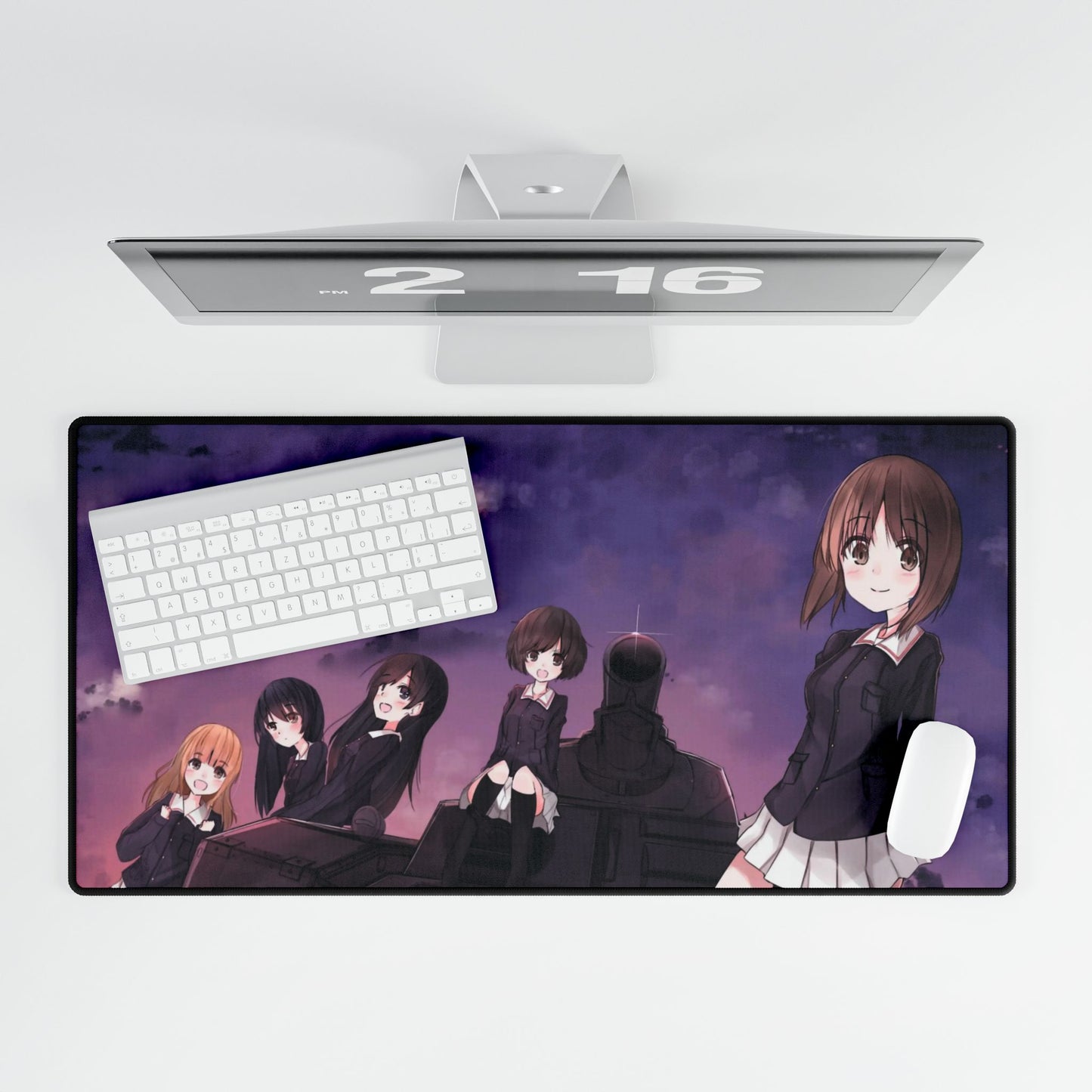 Anime Girls und Panzer Mouse Pad