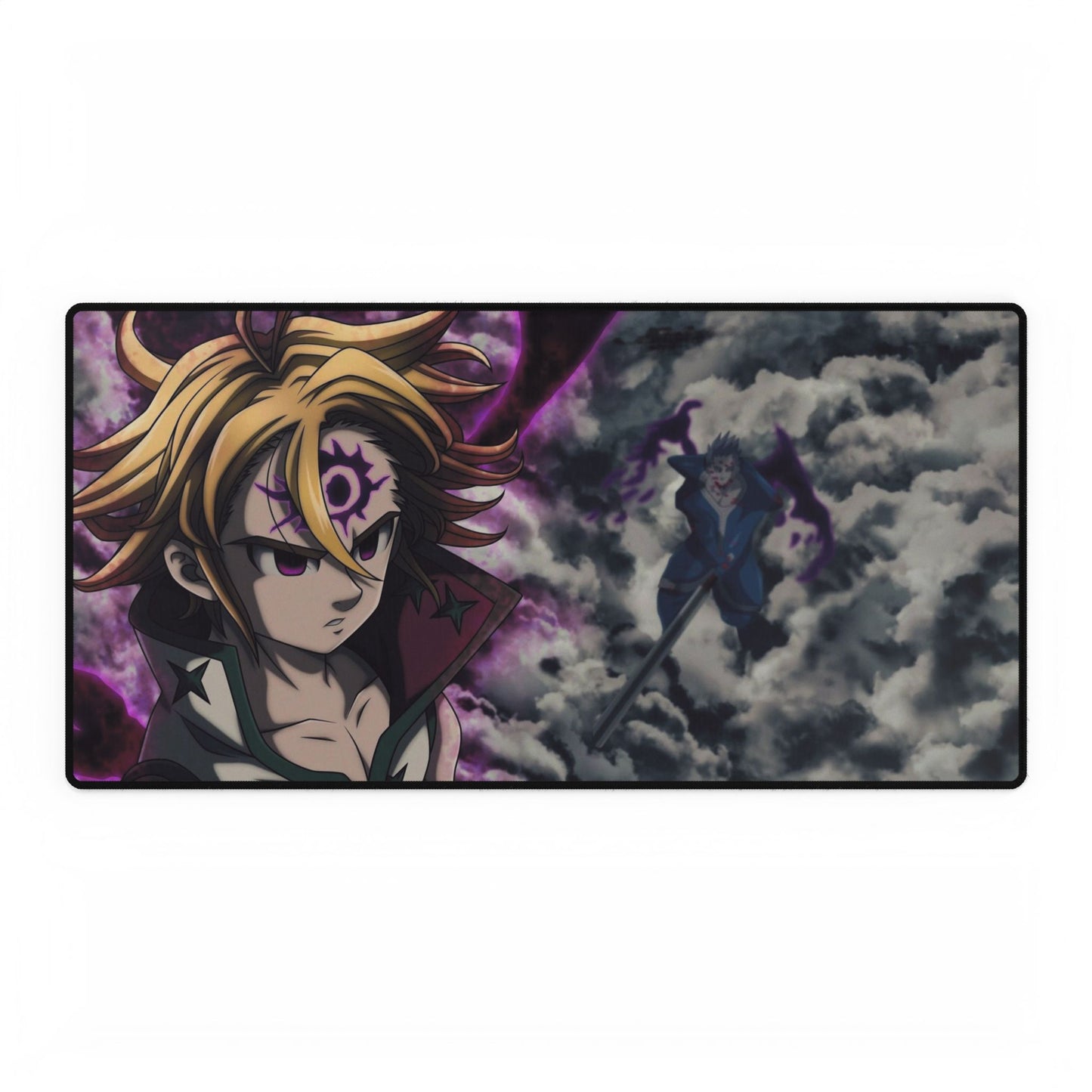 Evil Meliodas Destroy Berlion With His Full Power Mouse Pad